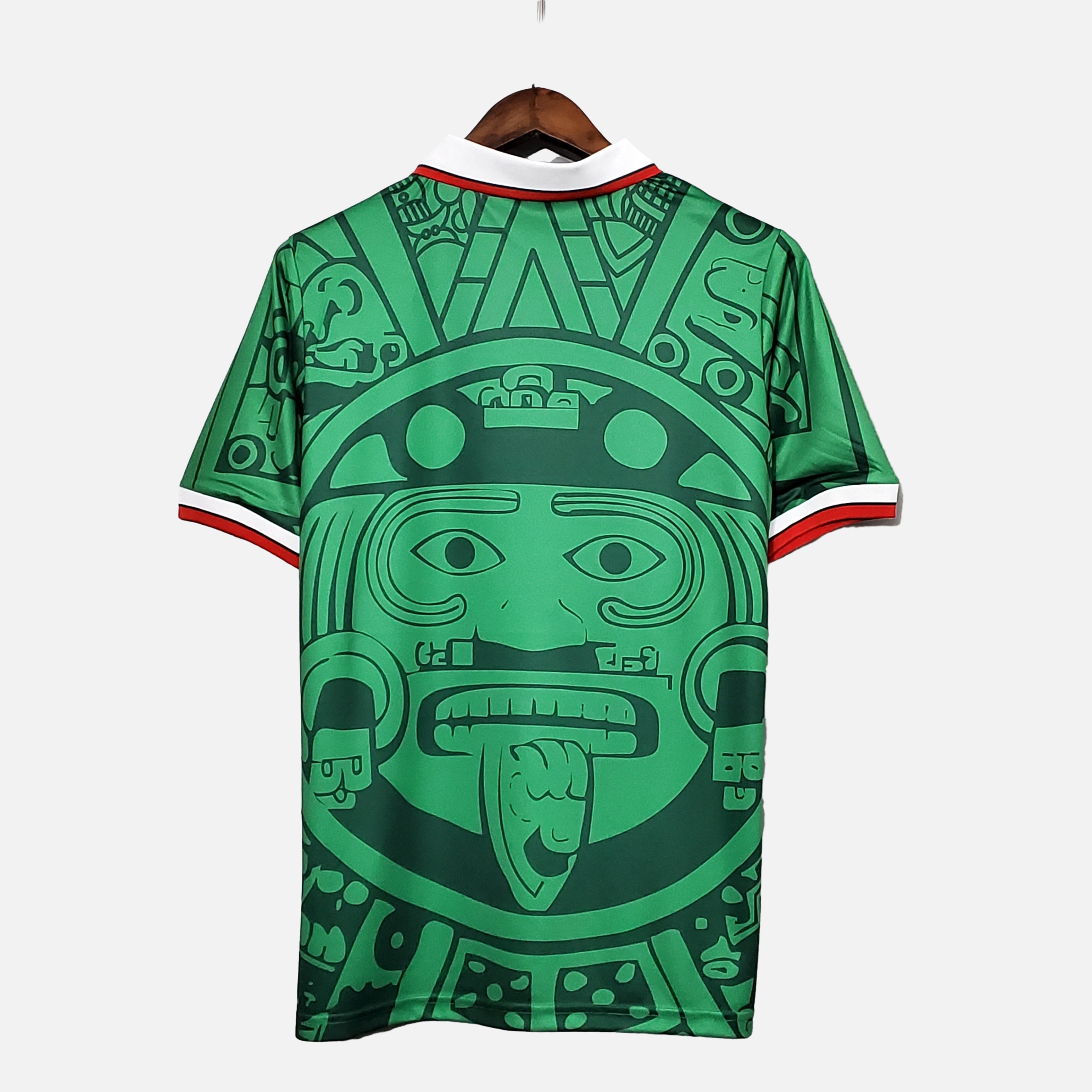 Retro Mexico 1998 Home Stadium Jersey - Unitedfutballjersey