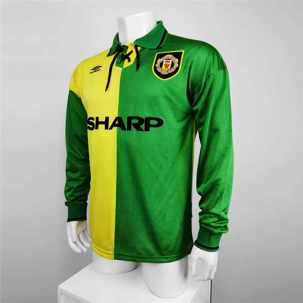 Manchester United Retro 92-94 Third Away Long Sleeve Jersey - Unitedfutballjersey