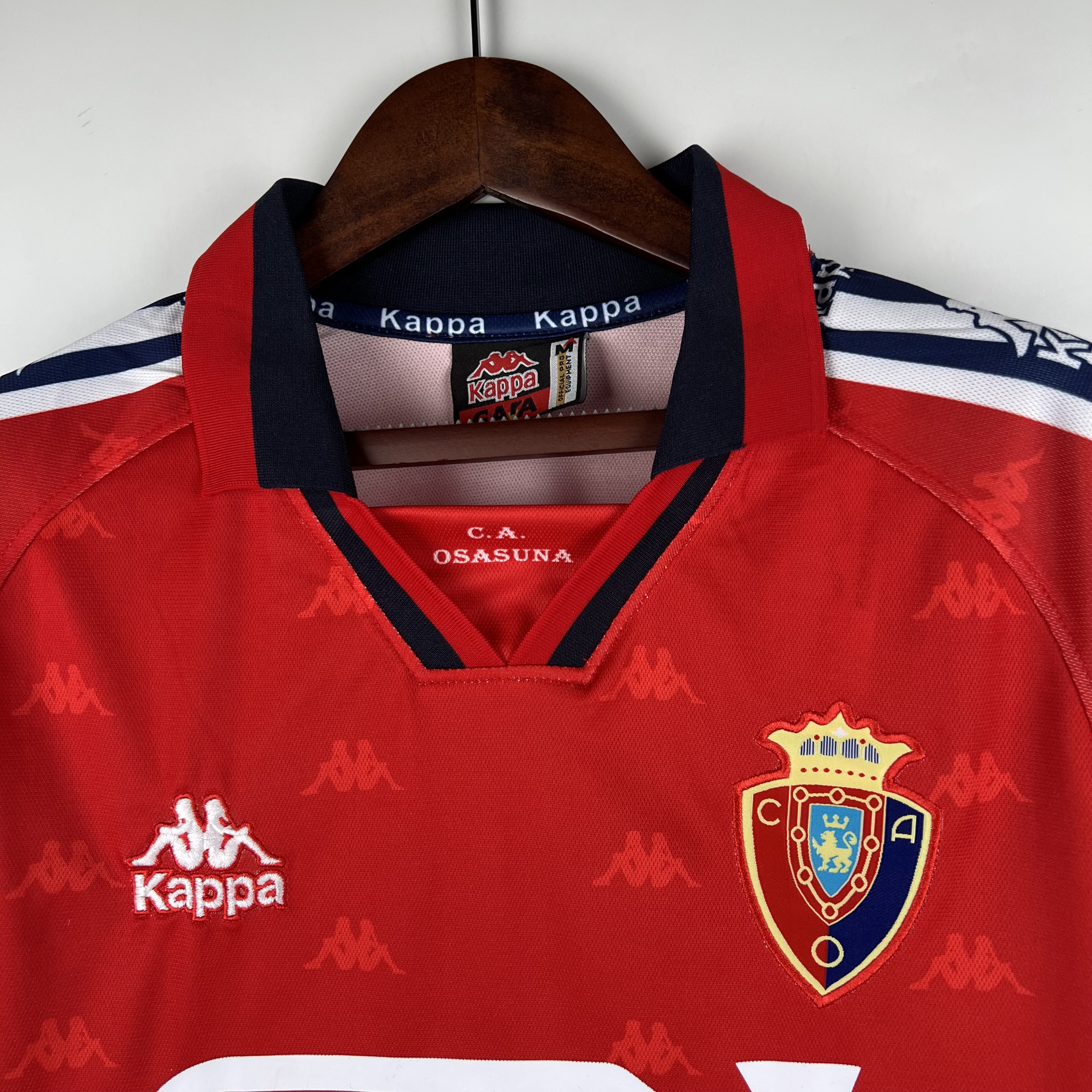 Retro Osasuna 1995-97 Home Stadium Jersey - Unitedfutballjersey