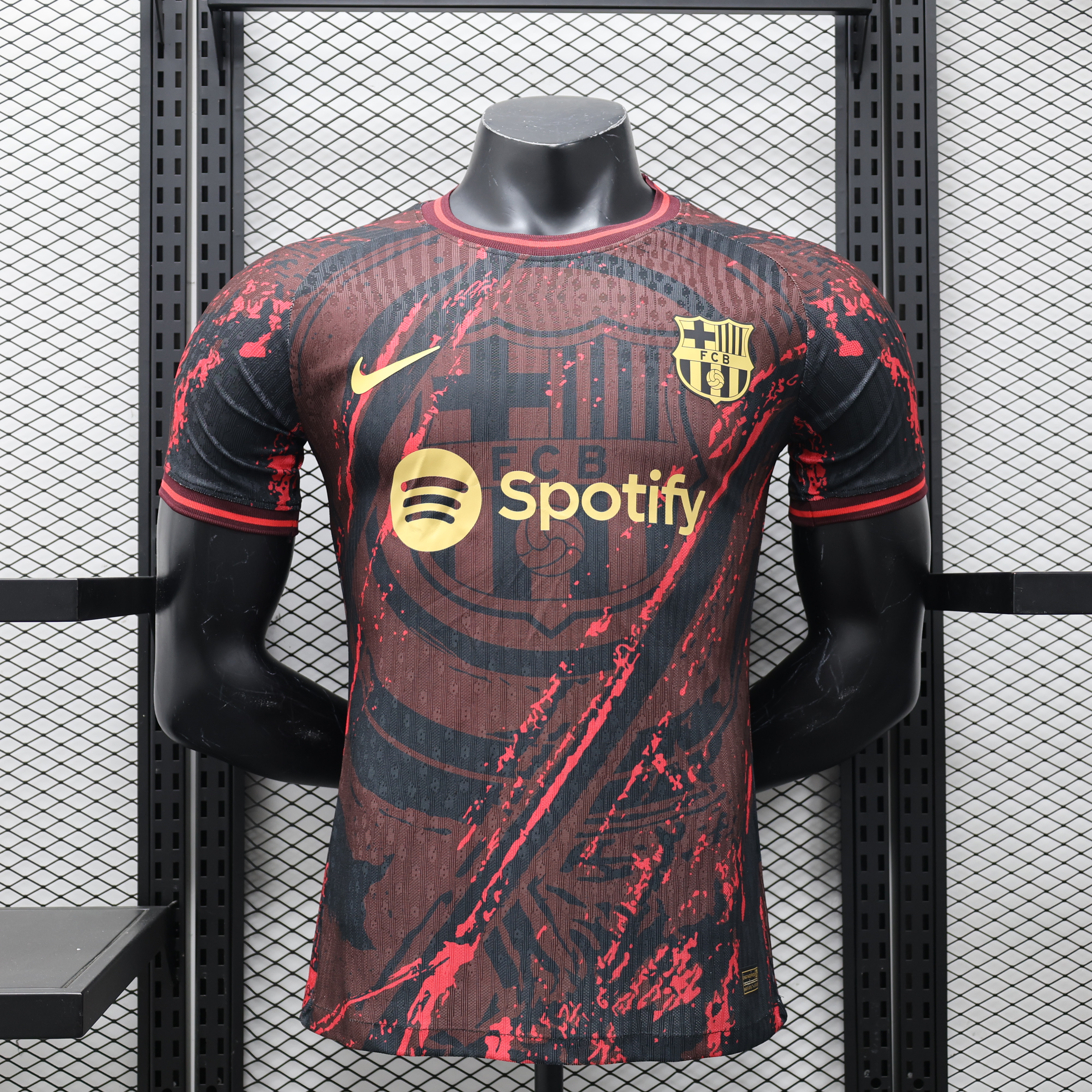 Barcelona 24-25 Red & Black Special Edition Jersey - Player Version - Unitedfutballjersey