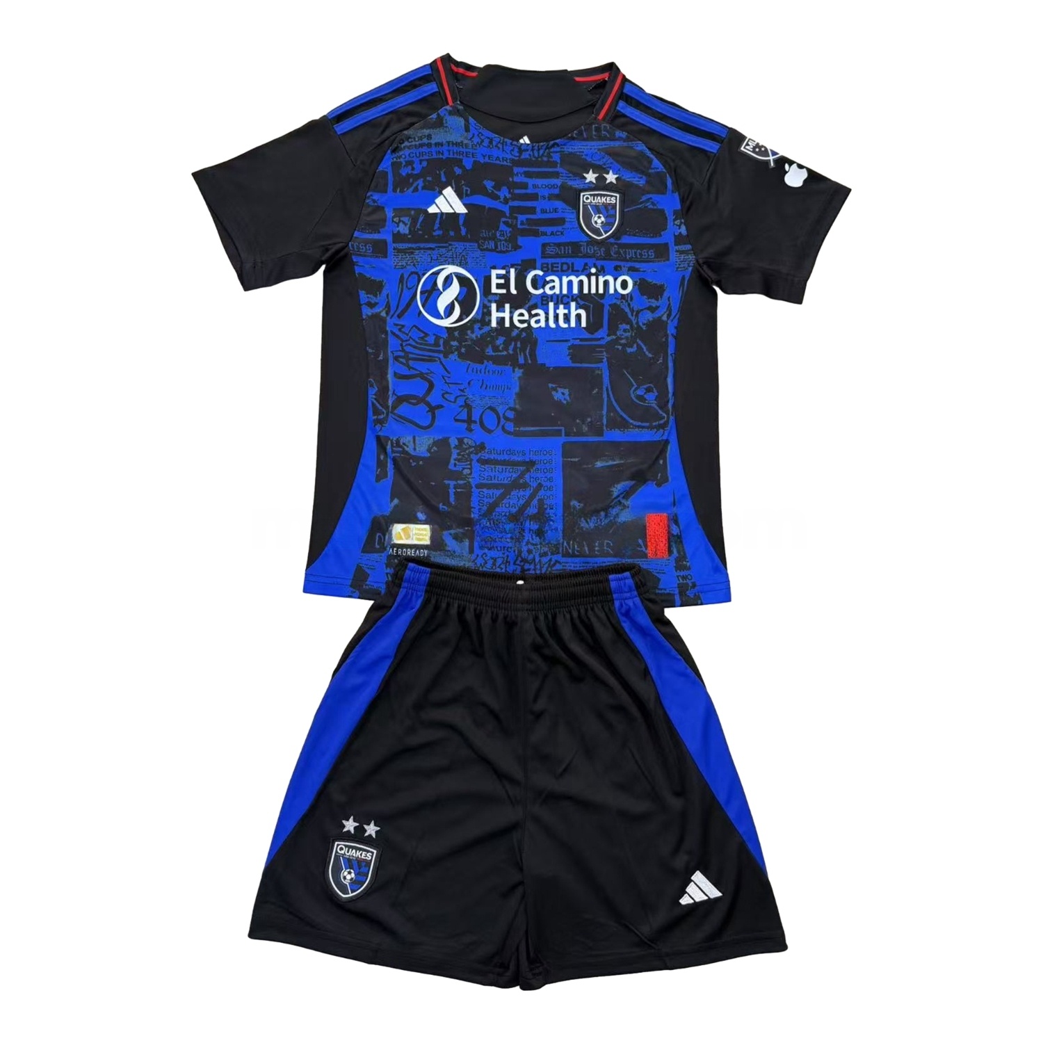 San Jose Earthquakes 25-26 Home Men's Adult Jersey Set - Fans Version - Unitedfutballjersey