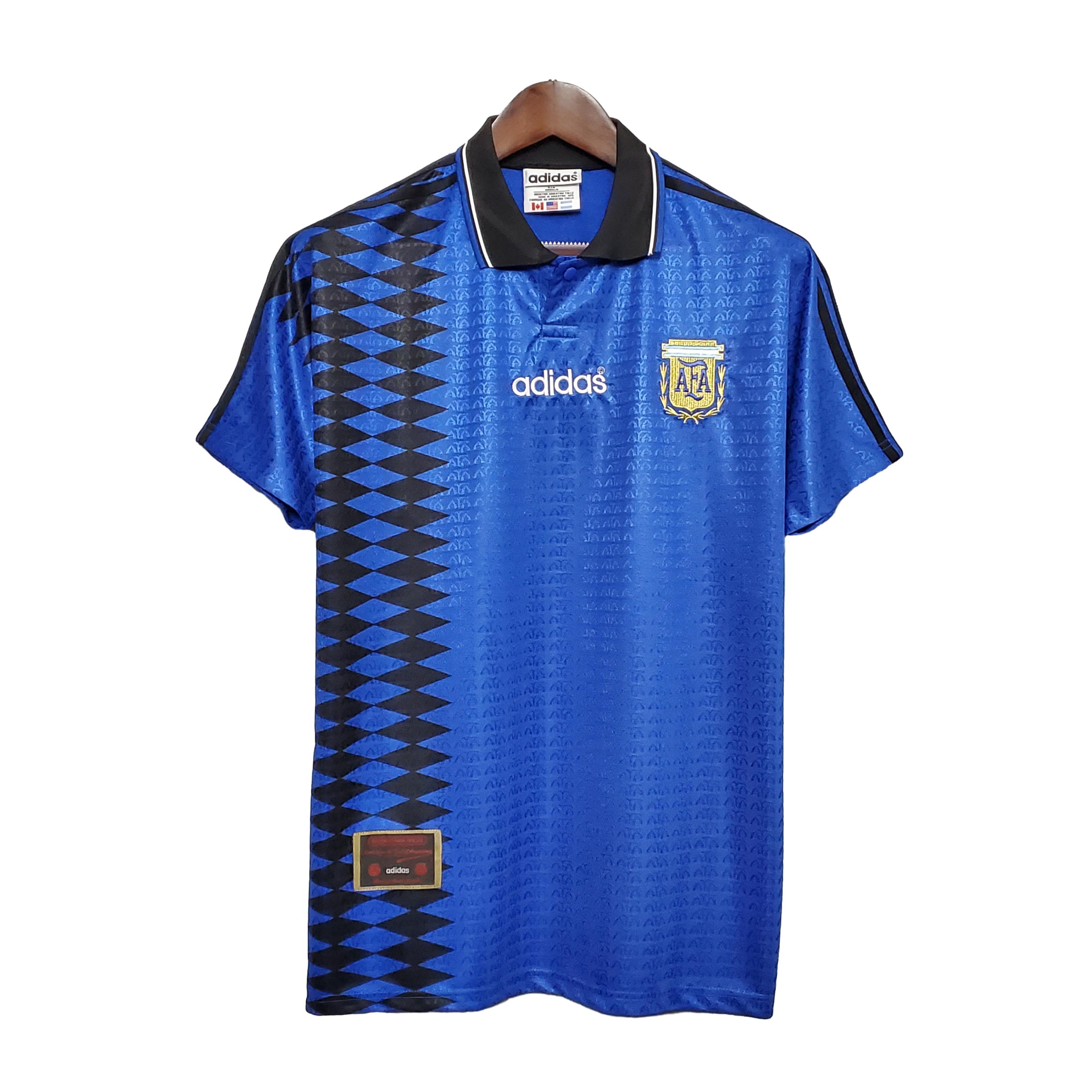 Retro Argentina 1994 Away Stadium Jersey - Unitedfutballjersey