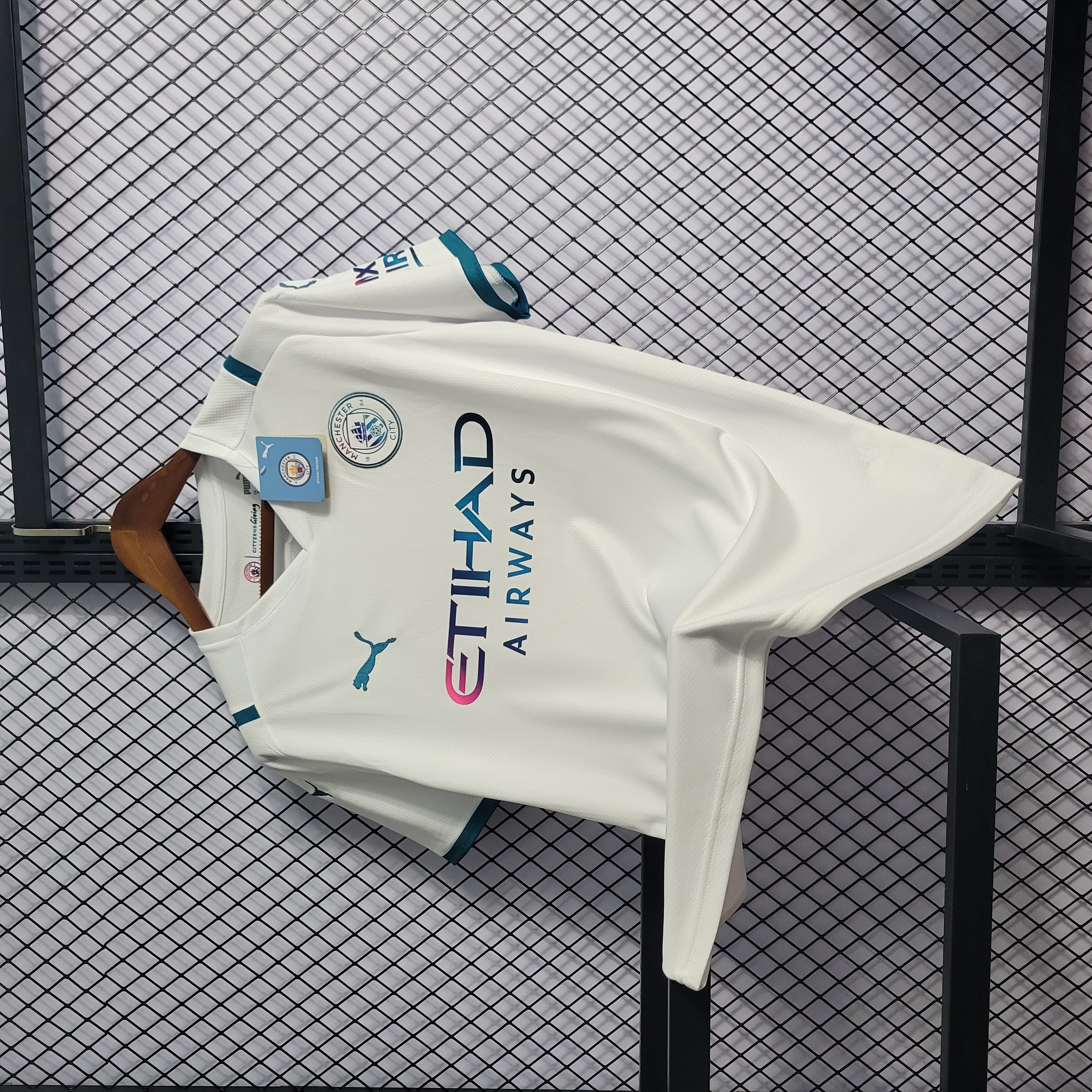 Manchester City 21-22 Away Stadium Jersey - Fans Version - Unitedfutballjersey