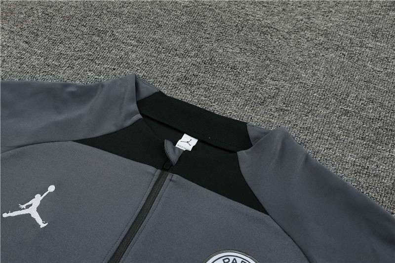 Paris Saint-Germain PSG 23-24 Long Sleeve Training Set -Deep Gray - Unitedfutballjersey