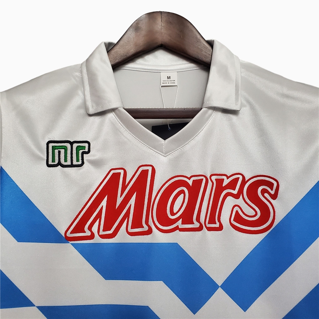 Retro Napoli 1988-89 Away Stadium Jersey - Unitedfutballjersey