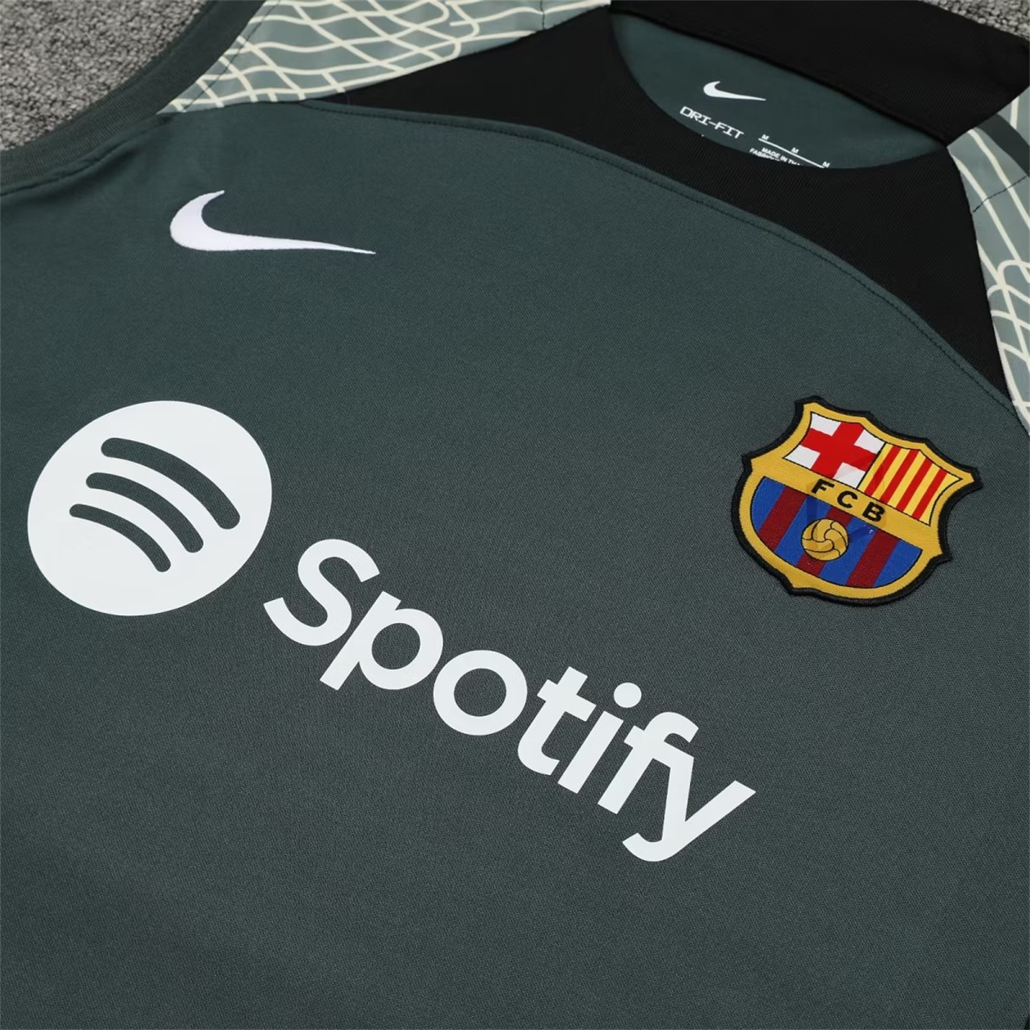 B.A.R.S.A 23-24 Dark Green Player Training Vest Set - Unitedfutballjersey