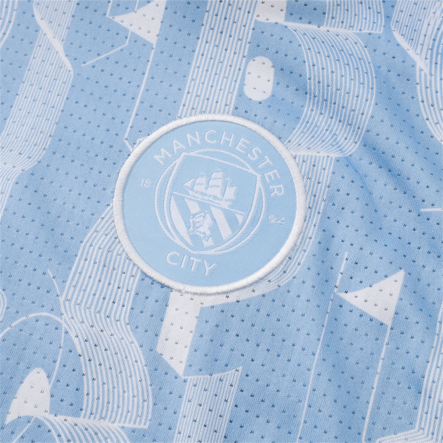 Manchester City 25-26 Vest Training Set - Sky Blue Vest and Deep Blue Shorts - Unitedfutballjersey