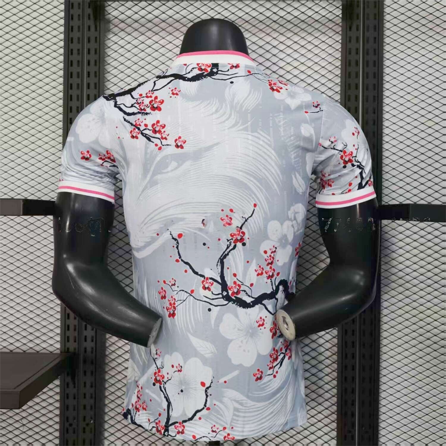 Japan 25-26 Plum Blossom and Snow Fox White Jersey - Player Version - Unitedfutballjersey