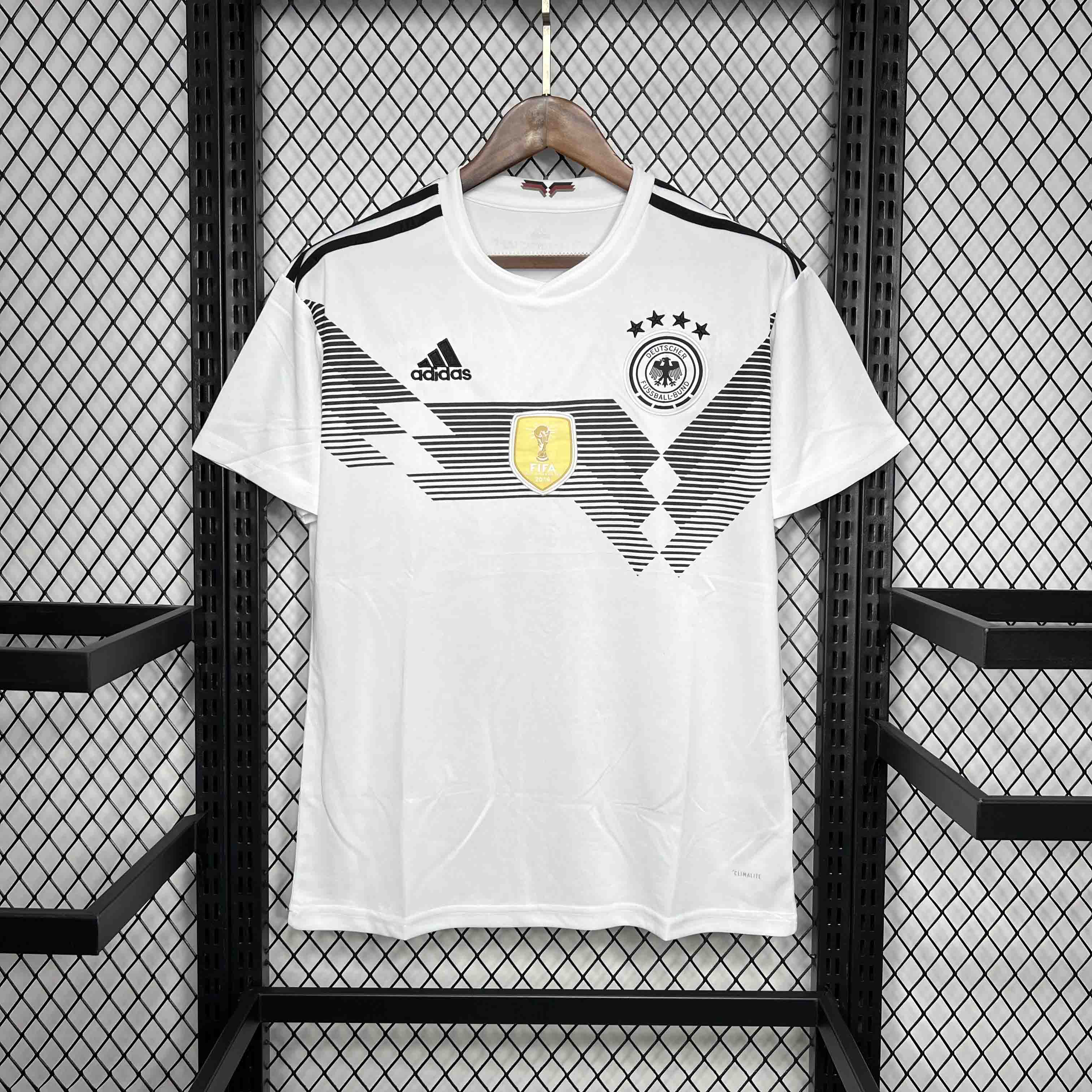 Retro Germany 2018 Home Stadium Jersey - Fans Version - Unitedfutballjersey