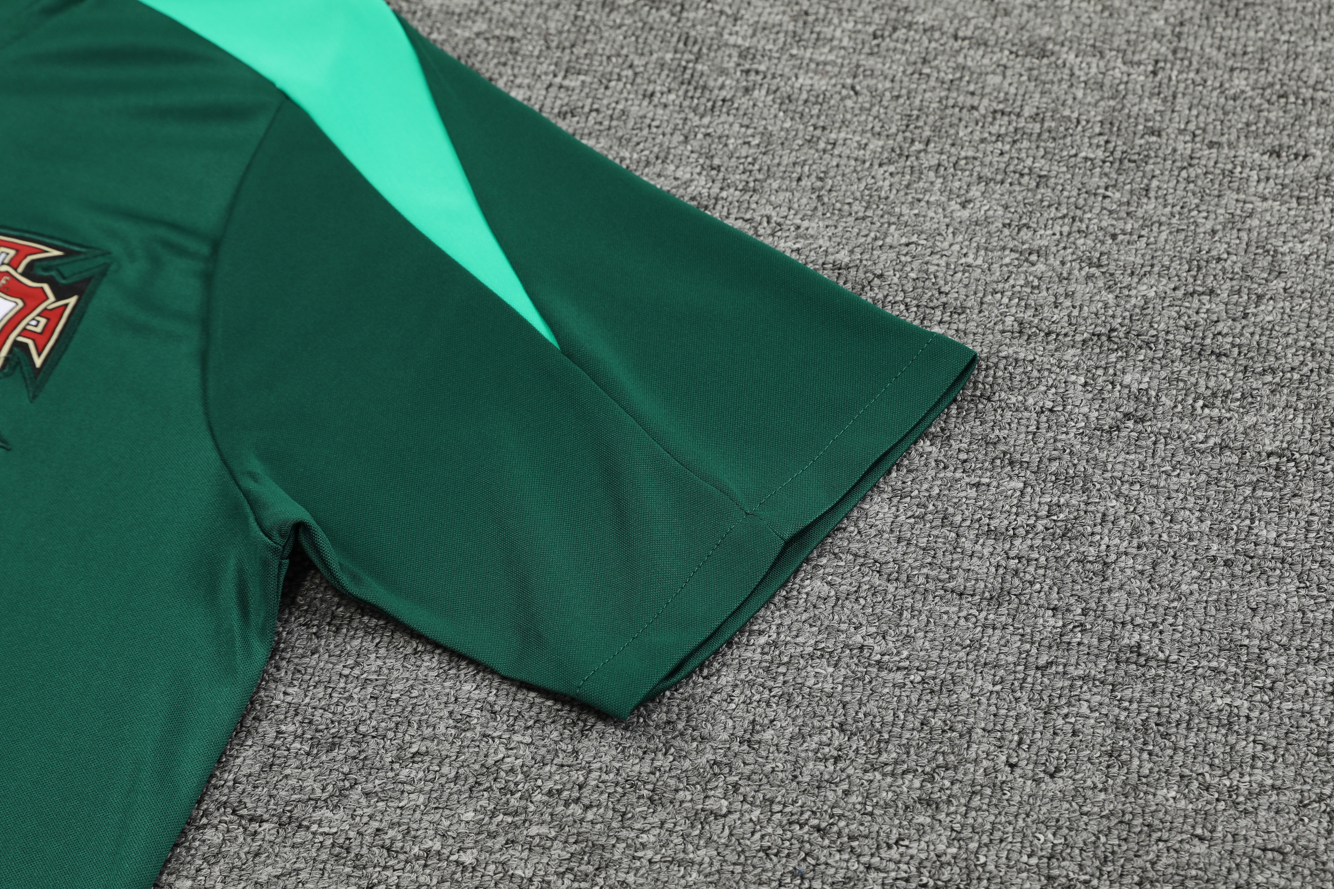 Portugal 2024 Short-Sleeve Training Set - Green - Unitedfutballjersey