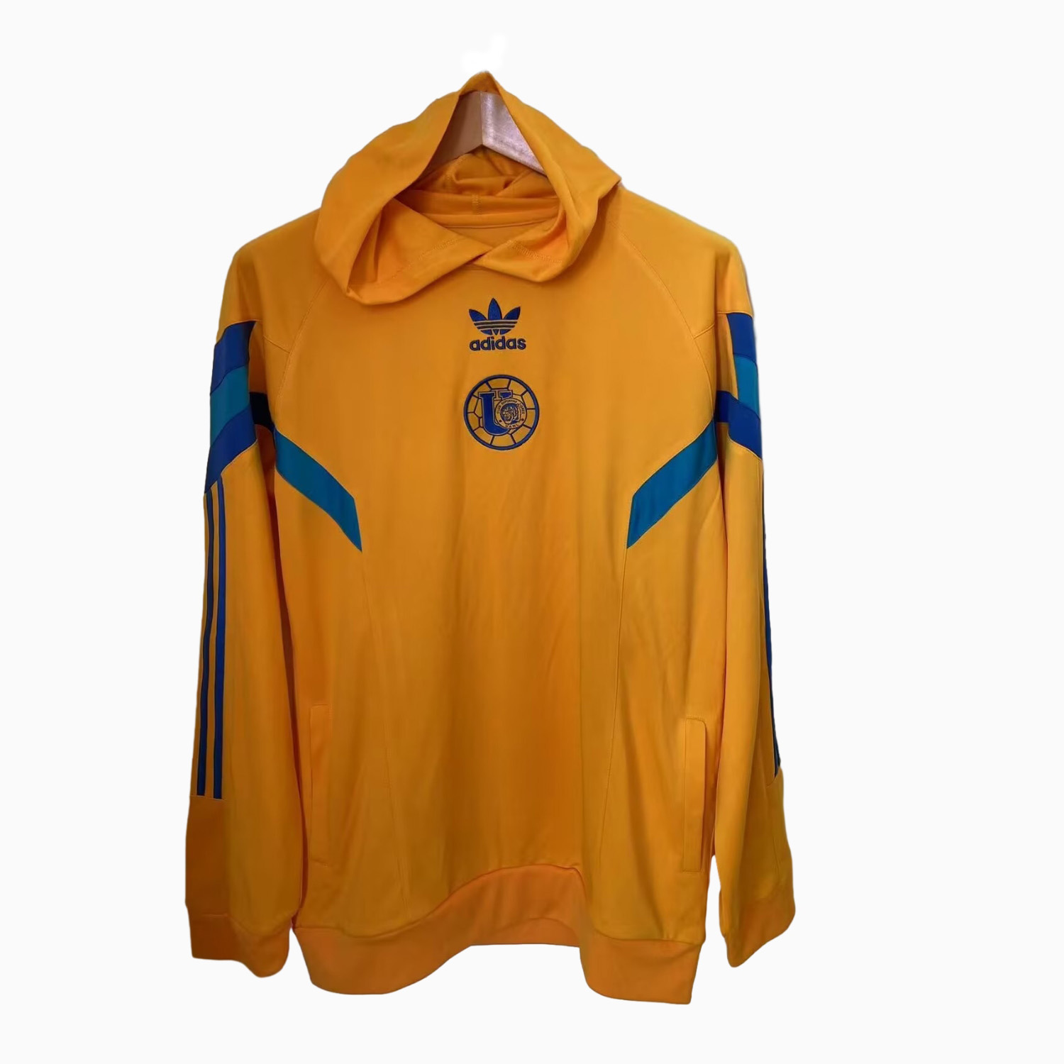 Tigres UANL 24-25 Vintage Style Hoodie - Yellow - Unitedfutballjersey