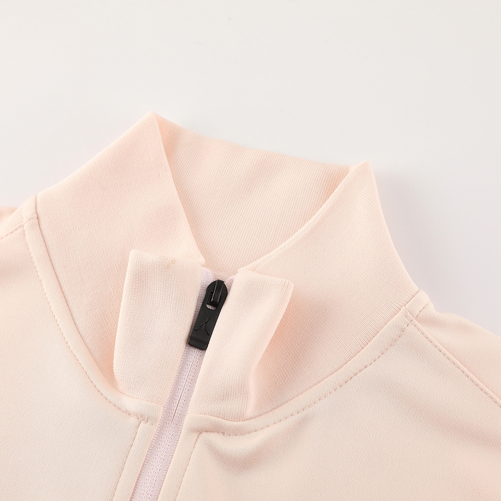 Paris Saint-Germain PSG 24-25 Jacket Training Tracksuit - Light Pink Top and Black Pants - Unitedfutballjersey