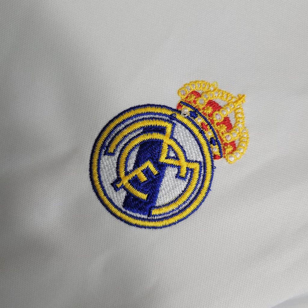 Real Madrid 23-24 Home Stadium Long Sleeve Kids Kit - Unitedfutballjersey