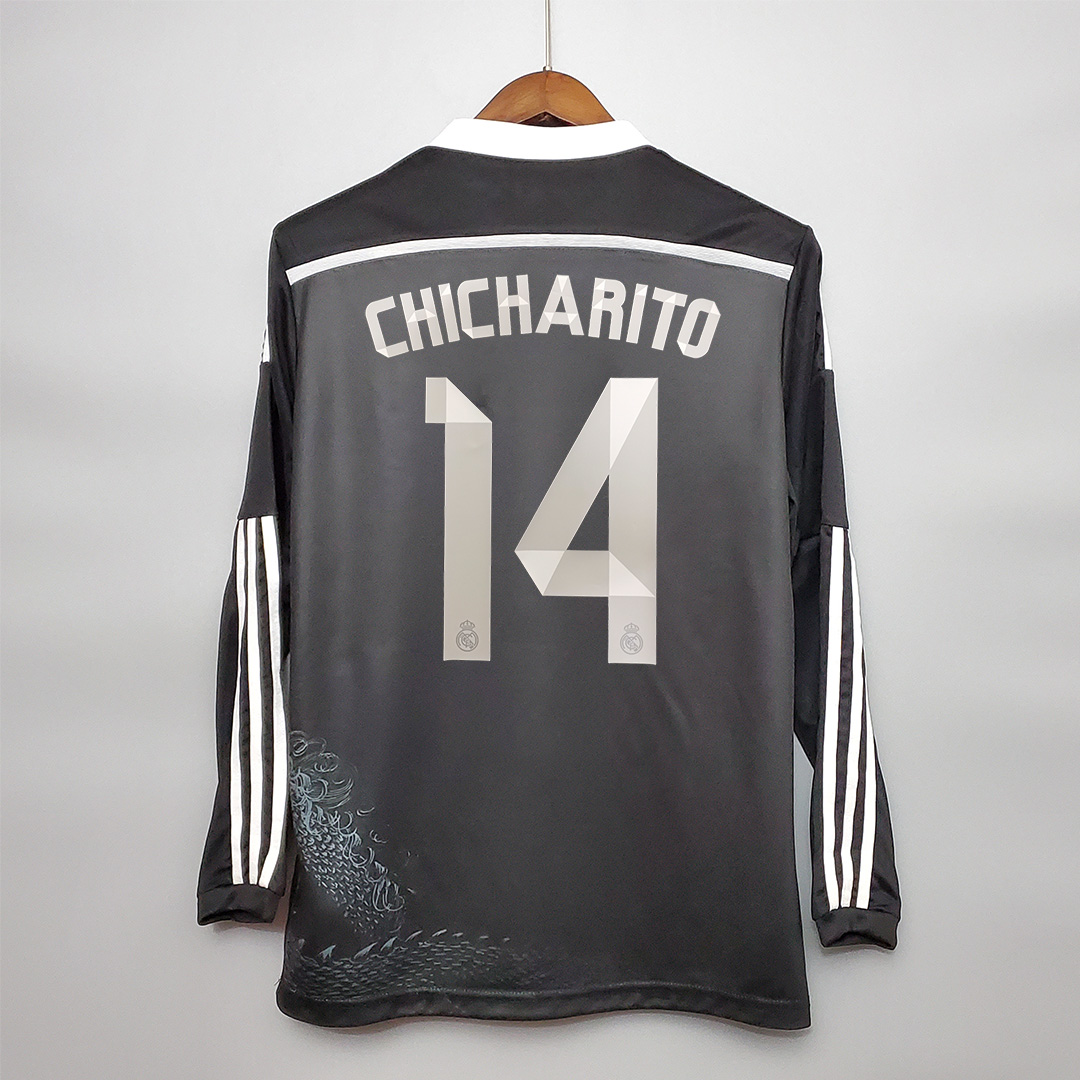 Real Madrid Retro 14-15 Third Away Long Sleeve Jersey - Unitedfutballjersey
