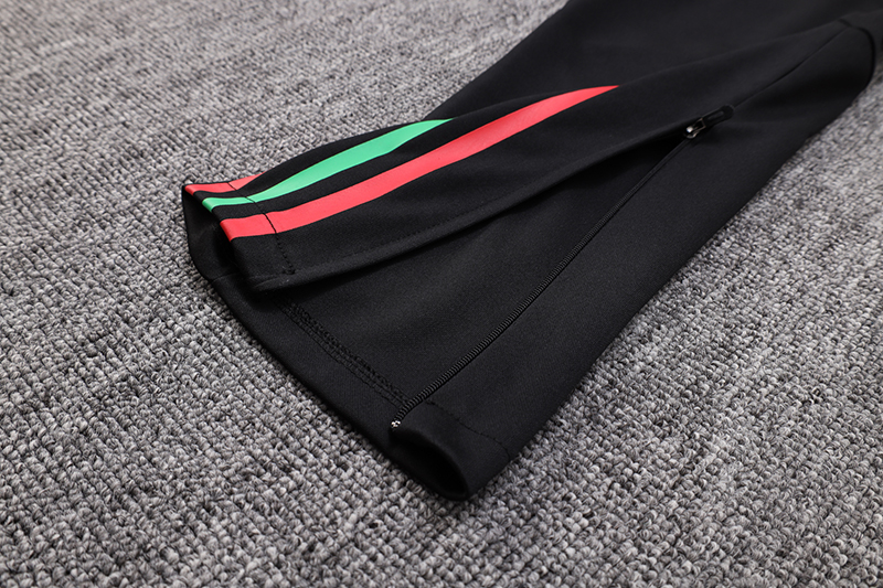 Manchester United 23-24 Kids Long Sleeve Training Set White and Red - Unitedfutballjersey