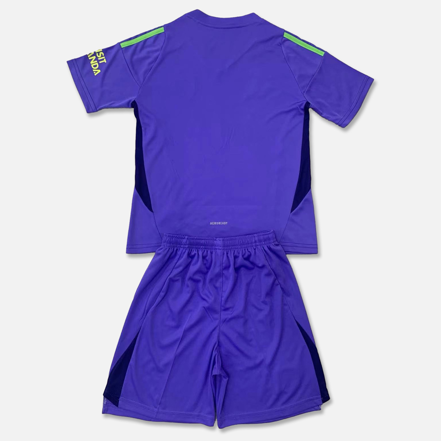 Arsenal 24-25 Purple Goalkeeper Kids Kit - Unitedfutballjersey