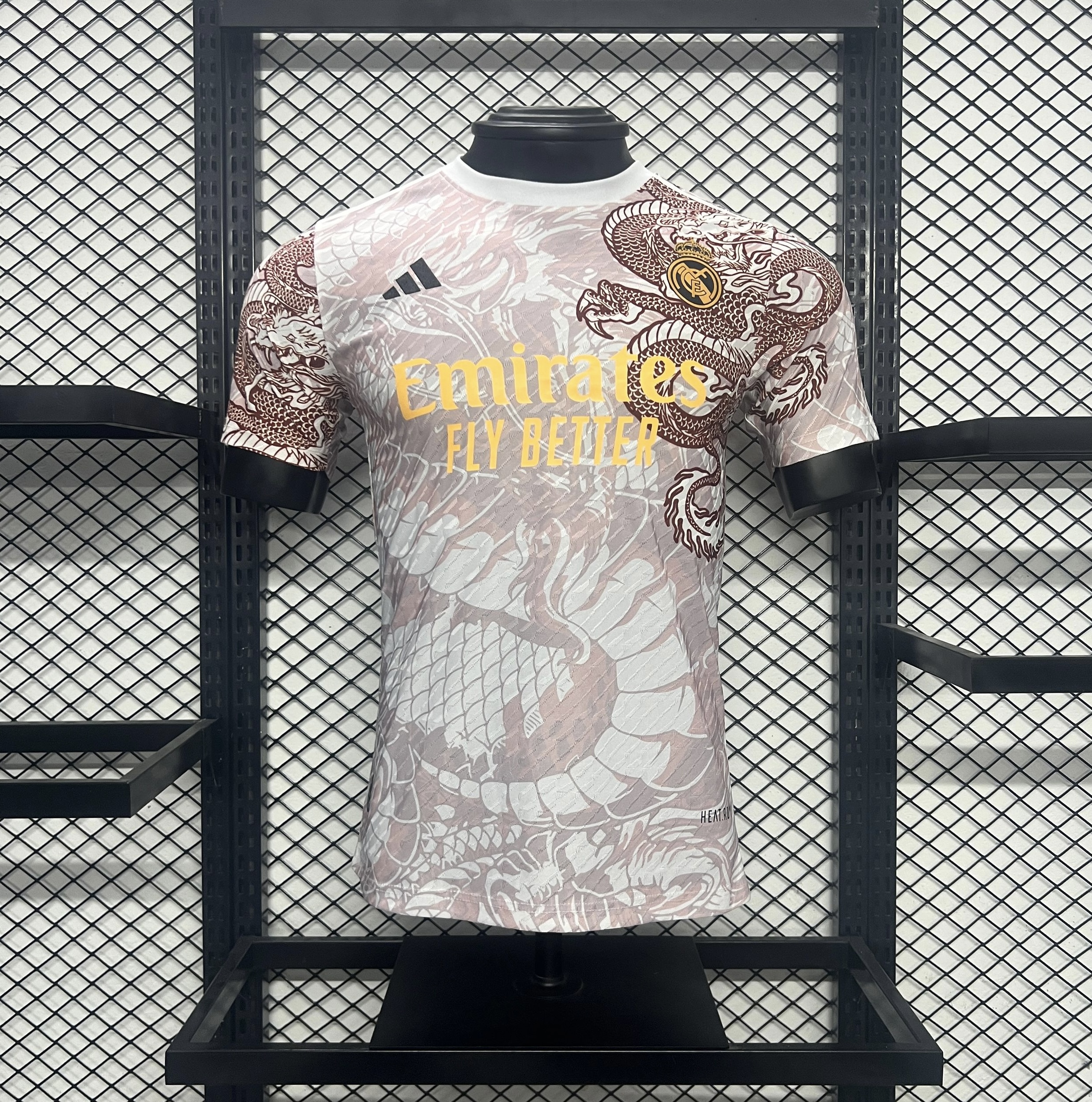 Real Madrid 24-25 Red Dragon Special Edition White Jersey - Player Version - Unitedfutballjersey