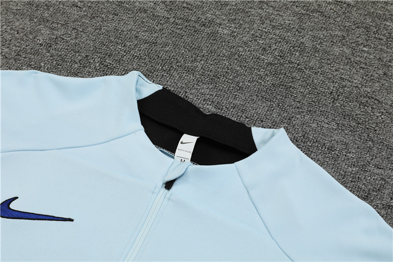 Inter Milan 23-24 Long Sleeve Training Set -Light Grey - Unitedfutballjersey