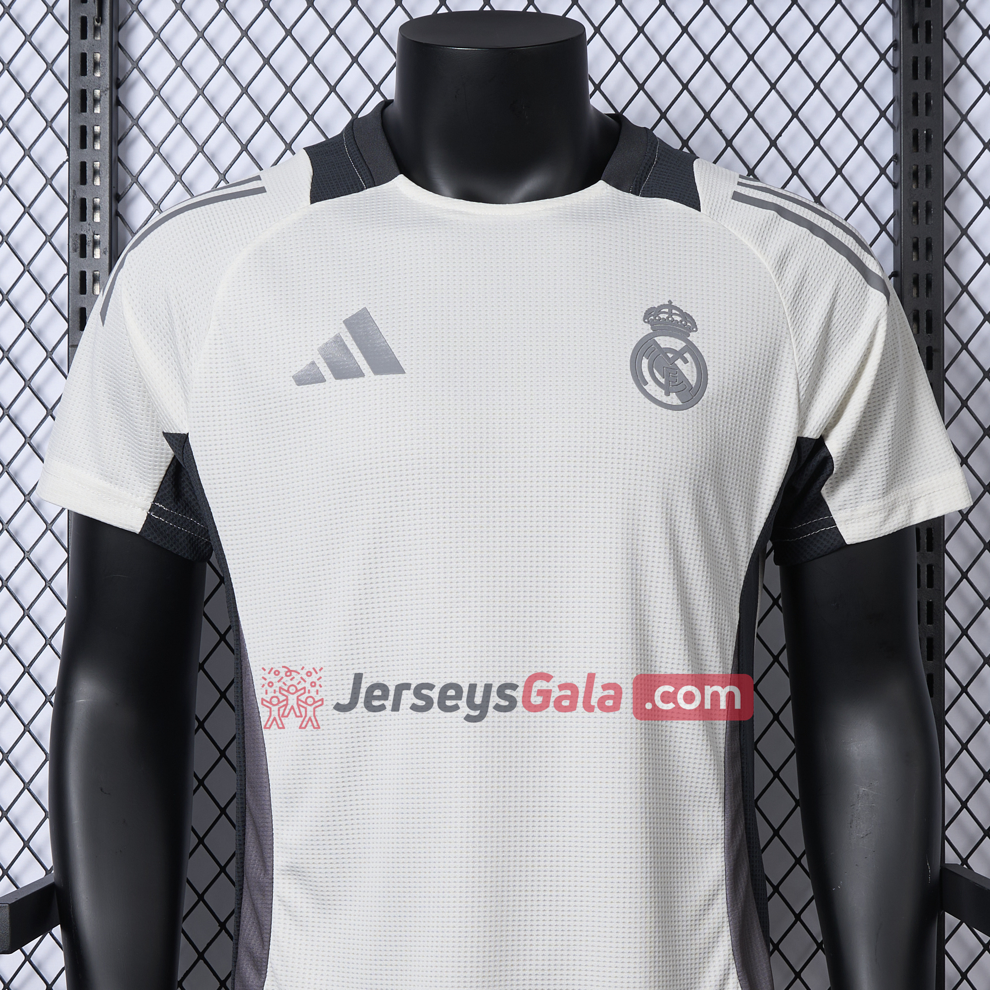 Real Madrid 24-25 White Training Jersey - Player Version - Unitedfutballjersey