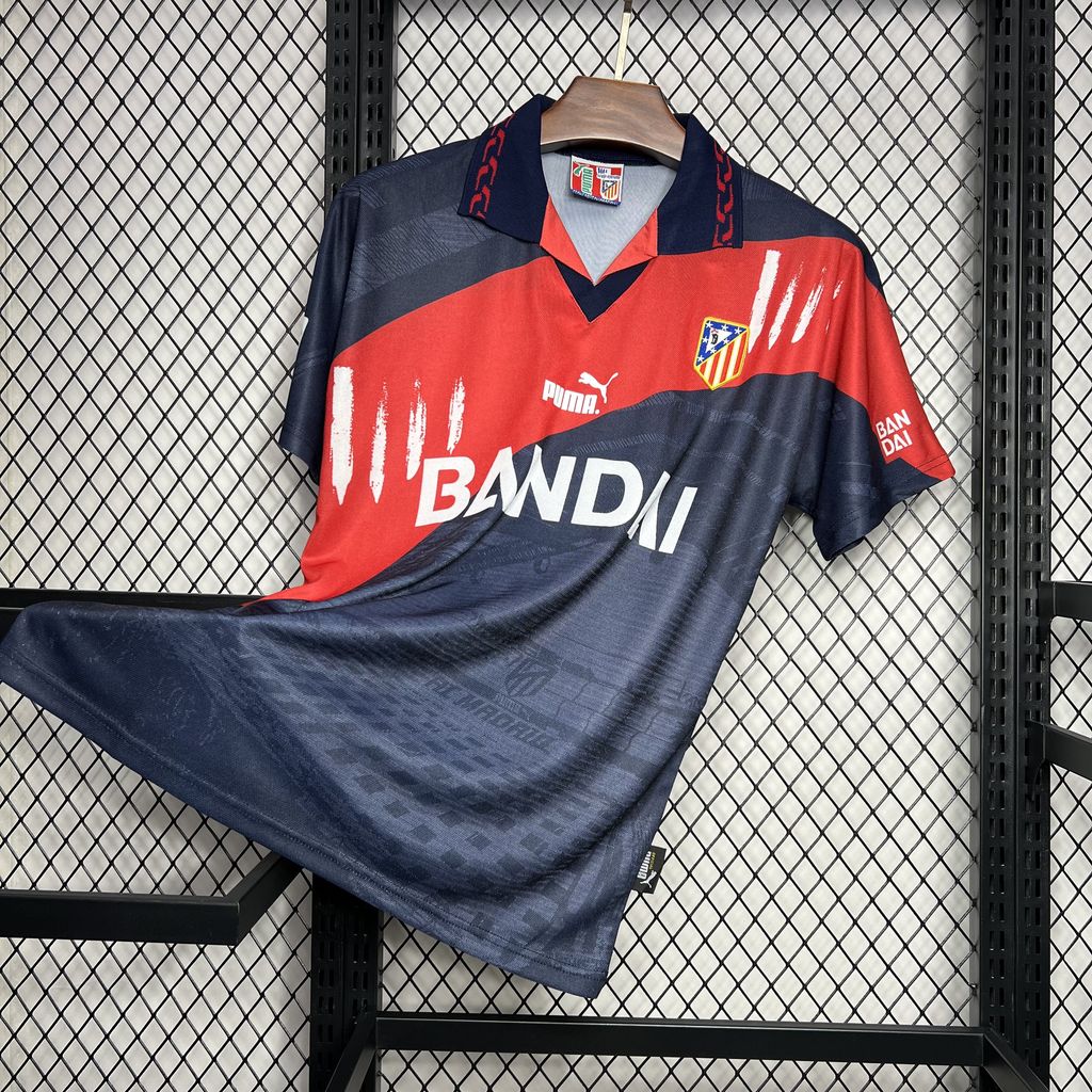Retro Atletico Madrid 1996-97 Away Jersey - Unitedfutballjersey