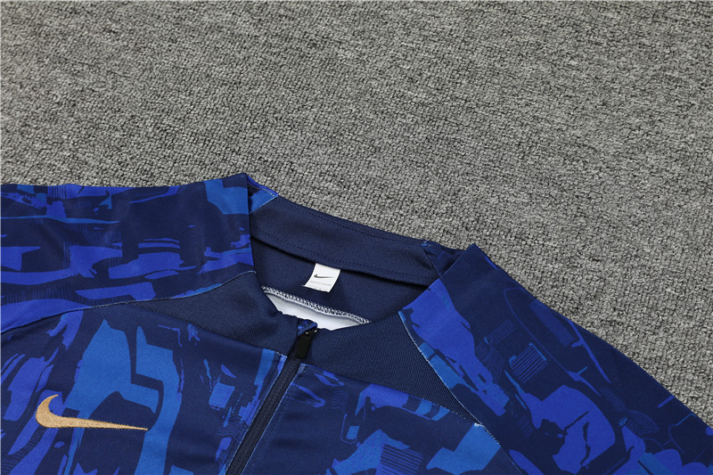 Che 23-24 Long Sleeve Training Set -Blue Camouflage - Unitedfutballjersey