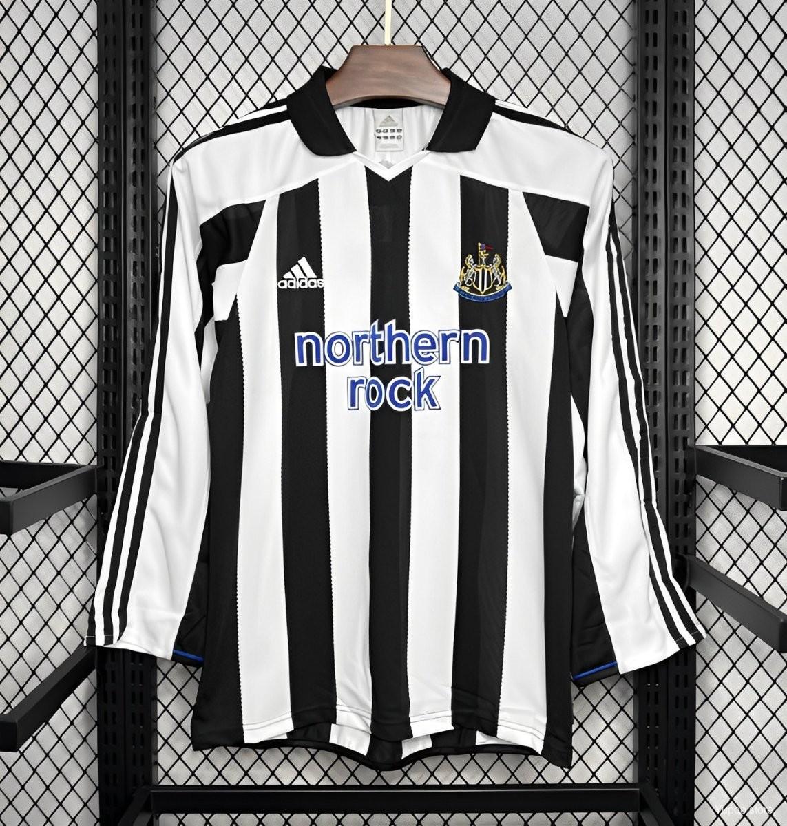 Retro Newcastle United 2003-05 Home Long Sleeve Jersey - Unitedfutballjersey