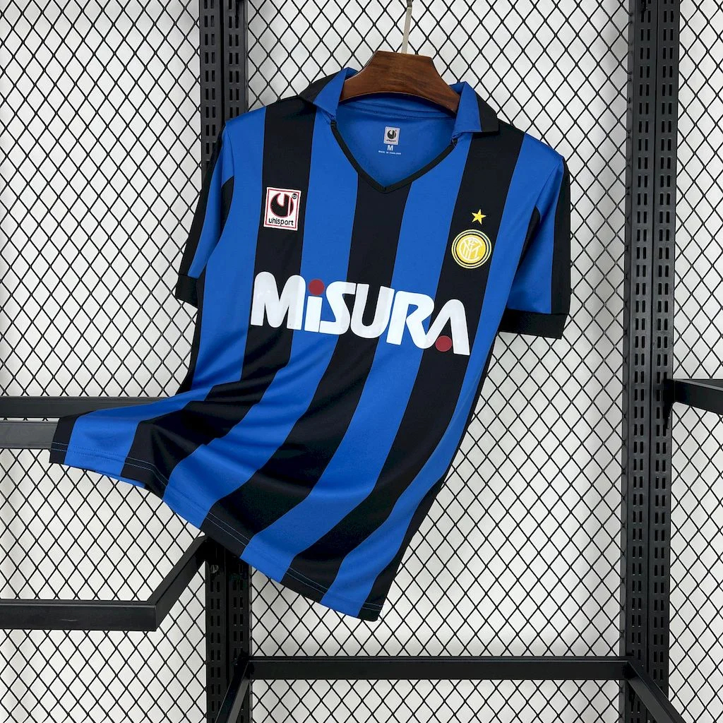 Retro Inter Milan 1990-91 Home Jersey - Unitedfutballjersey