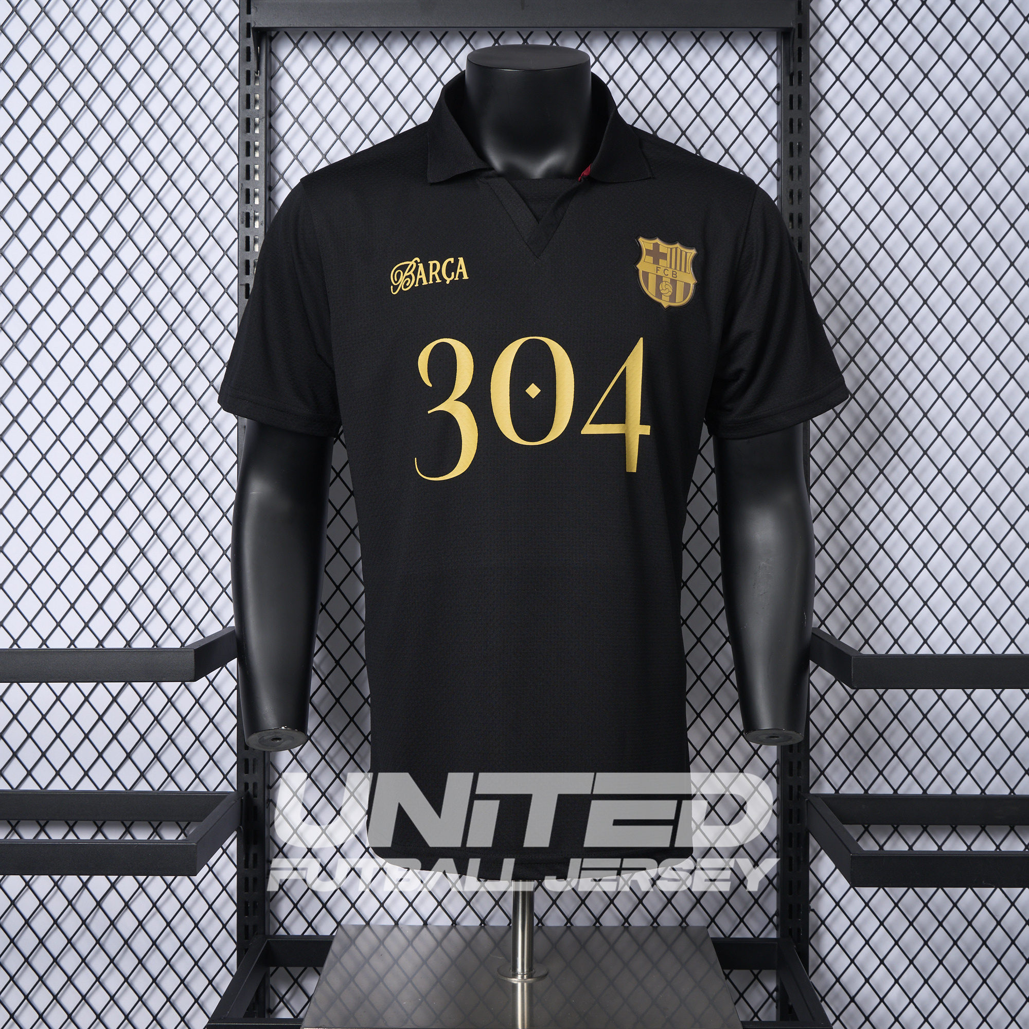 B.A.R.S.A 24-25 Yamal Anniversary Black Jersey - Player Version - Unitedfutballjersey