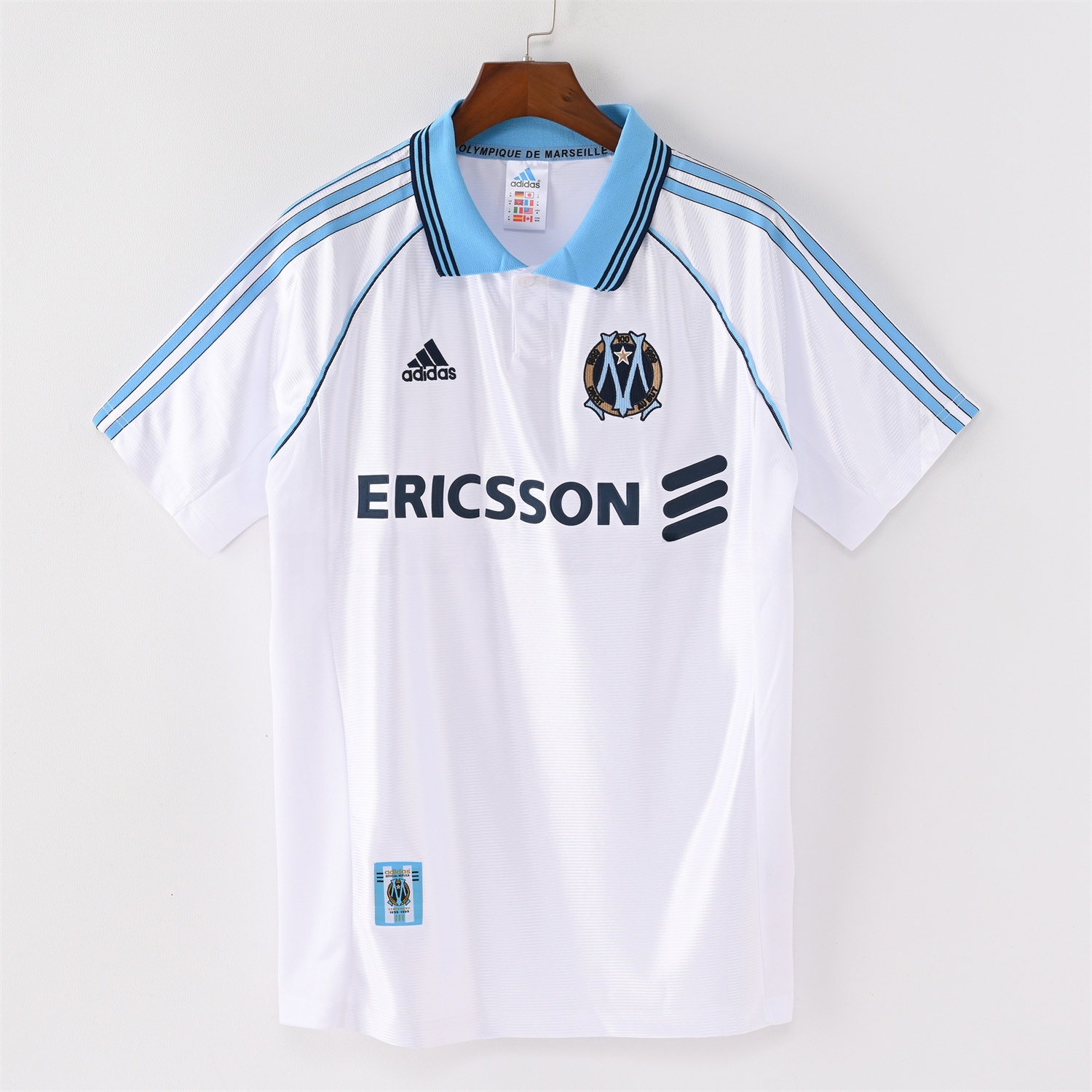 Retro Marseille 1998-99 Home Jersey - Unitedfutballjersey
