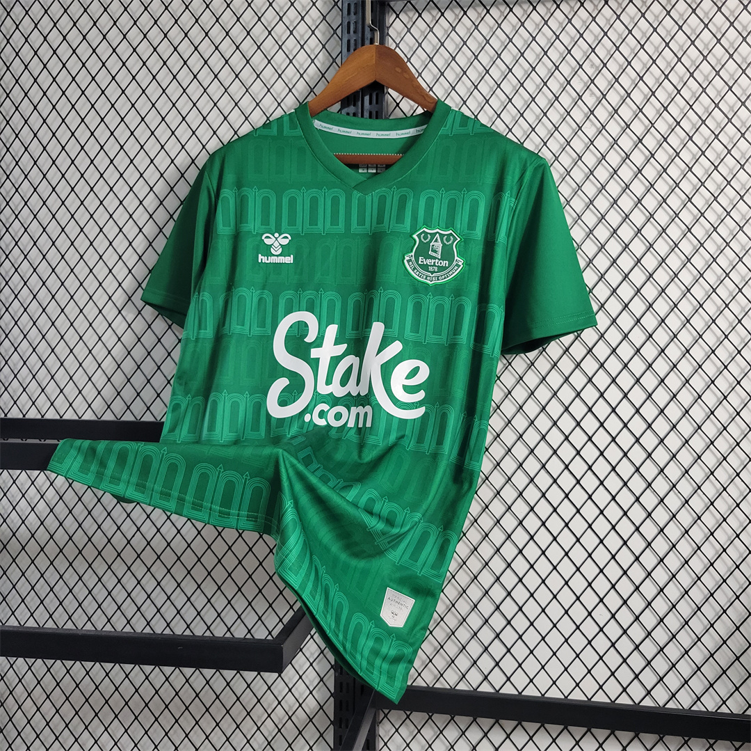 Everton 23-24 Home Goalkeeper Jersey - Fans Version - Unitedfutballjersey