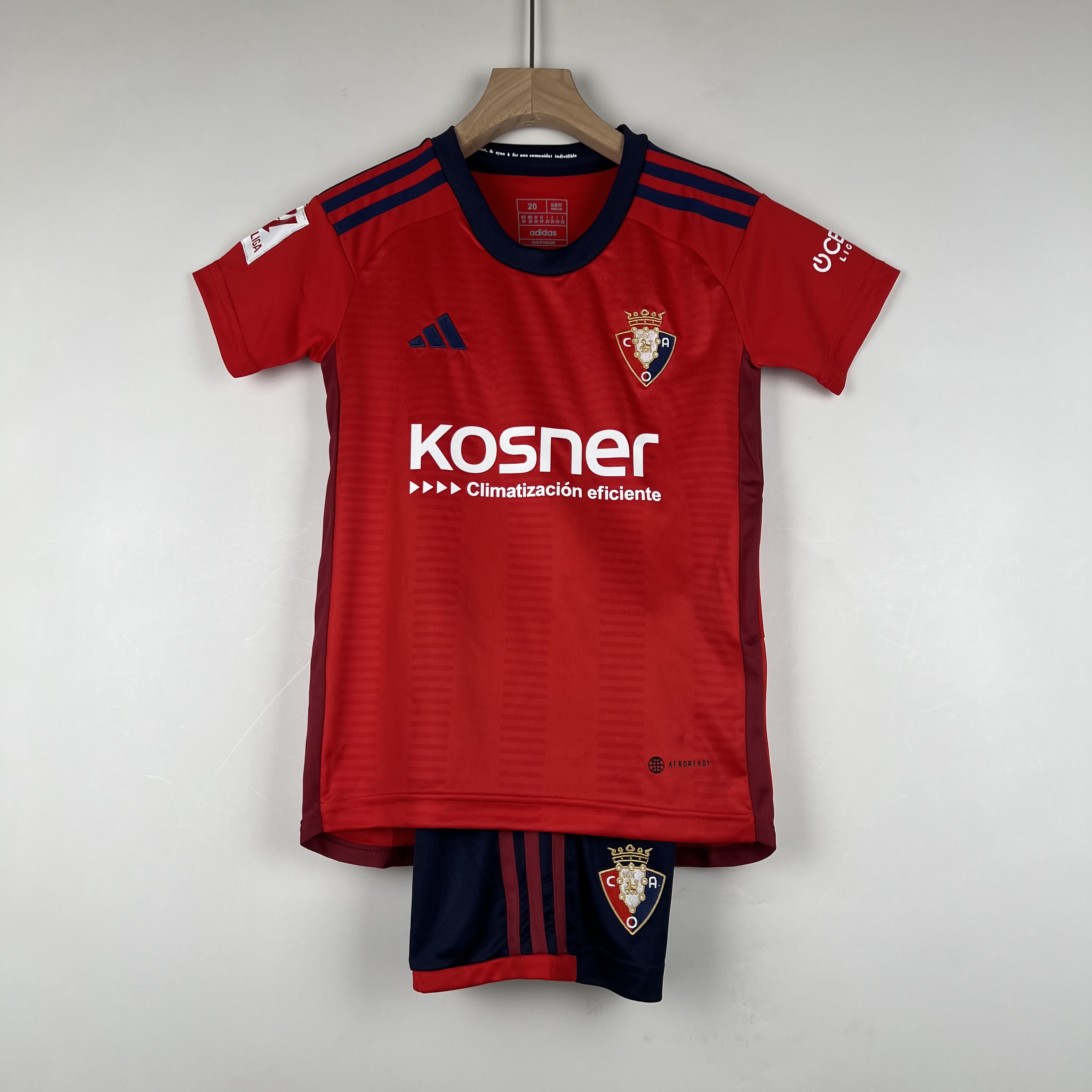 Osasuna 23-24 Home Stadium Kids Kit - Unitedfutballjersey