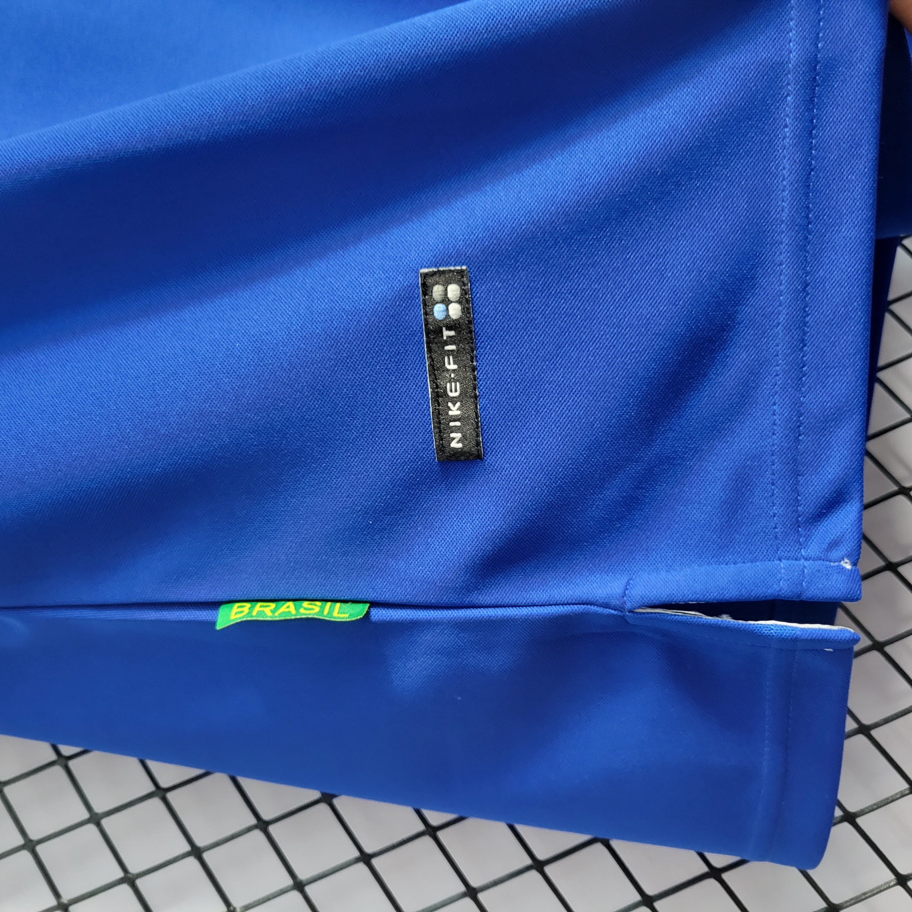 Retro Brazil 1998 Away Stadium Jersey - Unitedfutballjersey