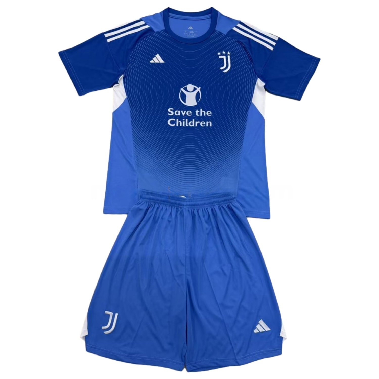 Juventus 25-26 Blue Goalkeeper Men's Adult Jersey Set - Fans Version - Unitedfutballjersey