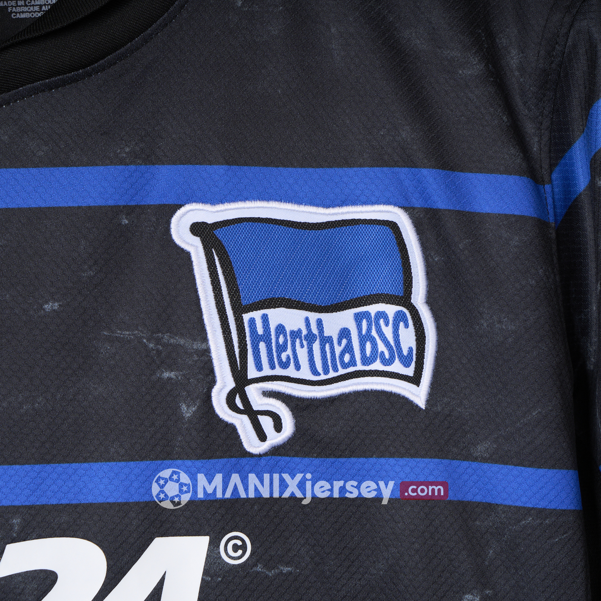 Hertha BSC 24-25 Away Jersey - Fans Version - Unitedfutballjersey