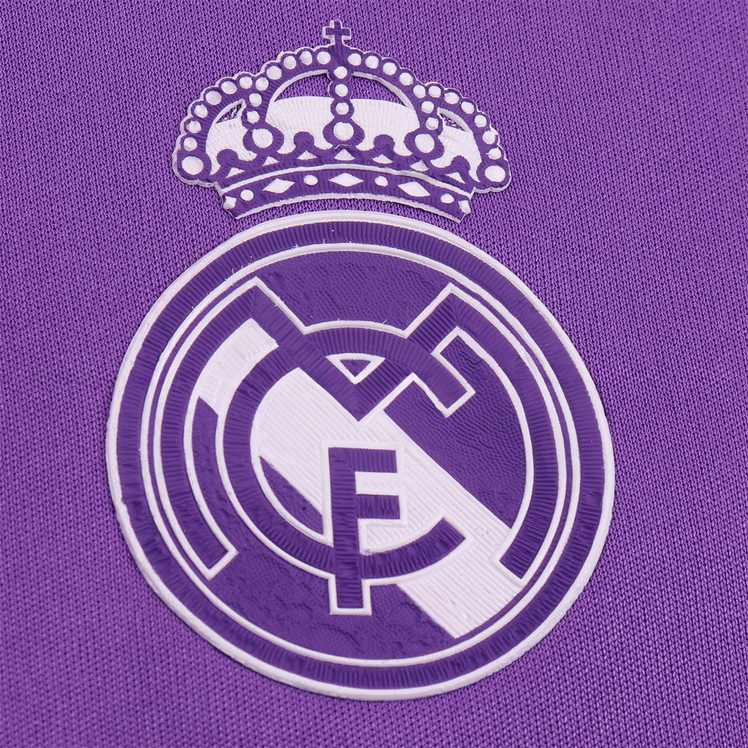 Retro Real Madrid 16-17 Away Purple Long Sleeves Kids Kit - Unitedfutballjersey