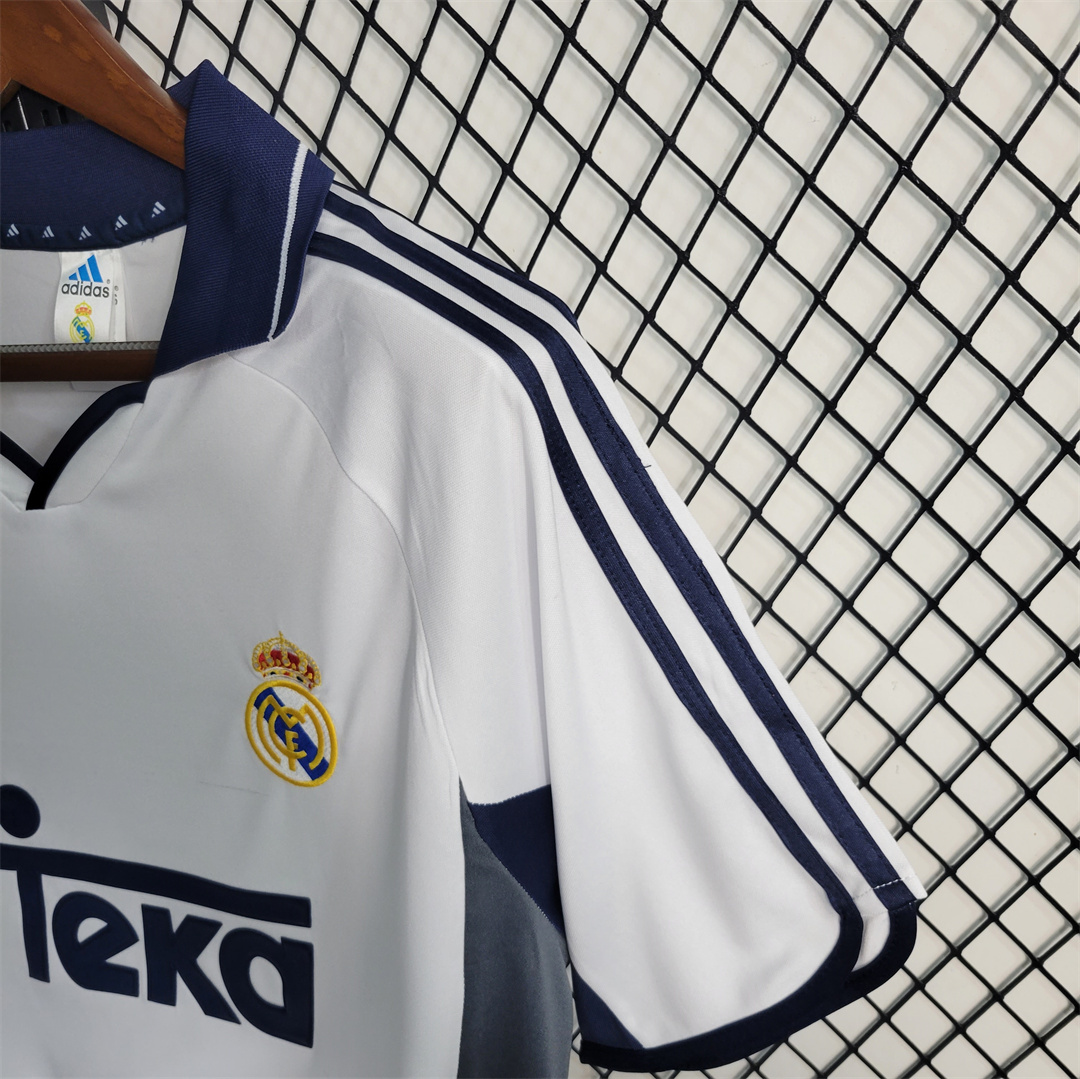 Retro Real Madrid 00-01 Home Stadium Jersey - Unitedfutballjersey