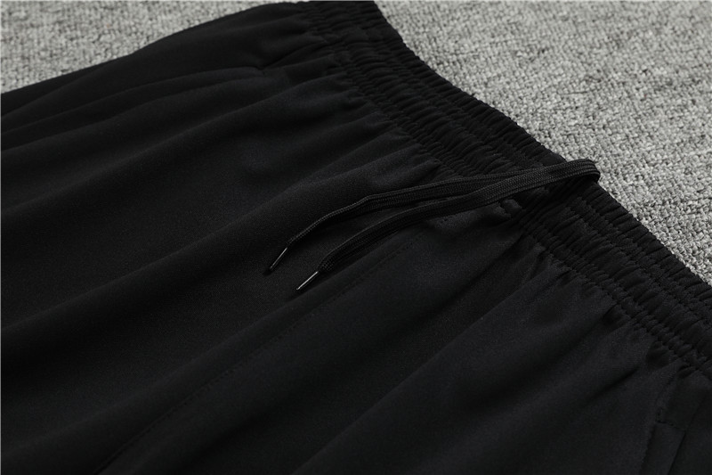 AC Milan 23-24 Kids Long Sleeve Training Set Black - Unitedfutballjersey