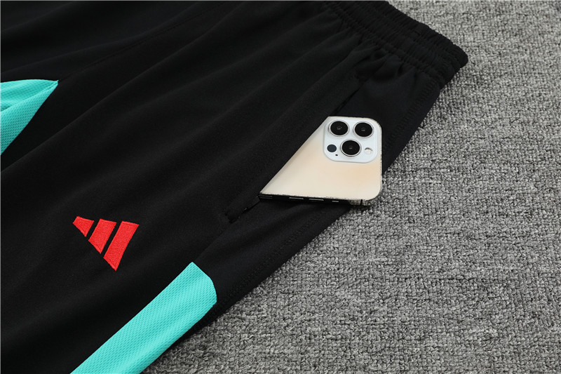 Manchester United 23-24 Kids Long Sleeve Training Set Green - Unitedfutballjersey