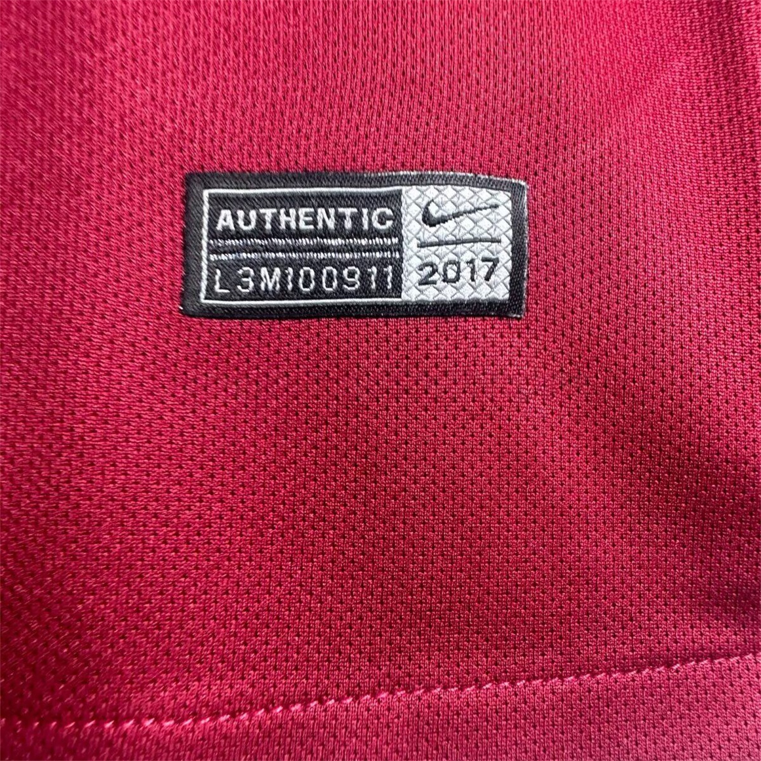 Retro Roma 2017-18 Home Long Sleeves Jersey - Unitedfutballjersey