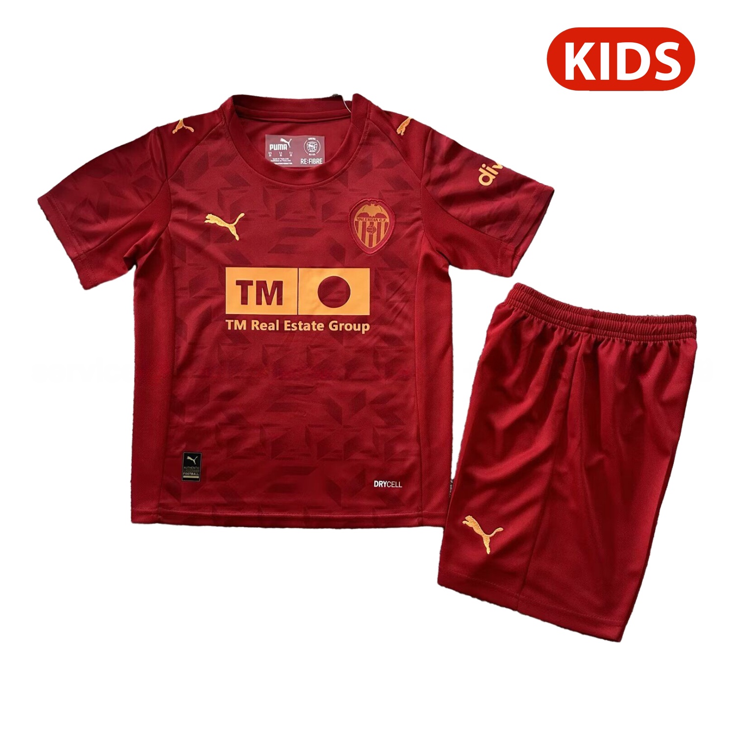 Valencia 25-26 Away Kids Kit - Unitedfutballjersey