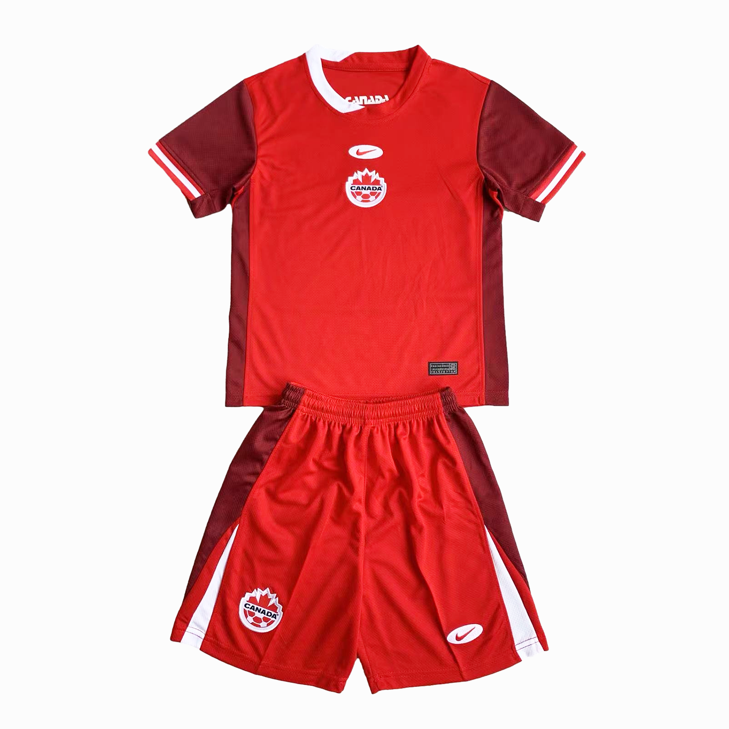 Canada 2024 Home Stadium Goalkeeper Kids Kit - Unitedfutballjersey