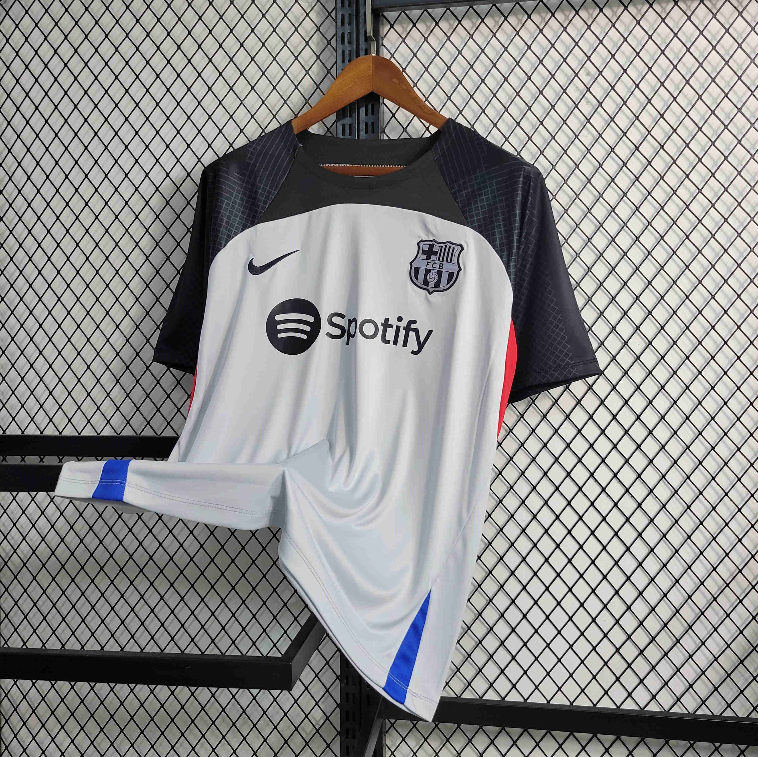 B.A.R.S.A 23/24 Grey Training Jersey - Fans Version - Unitedfutballjersey