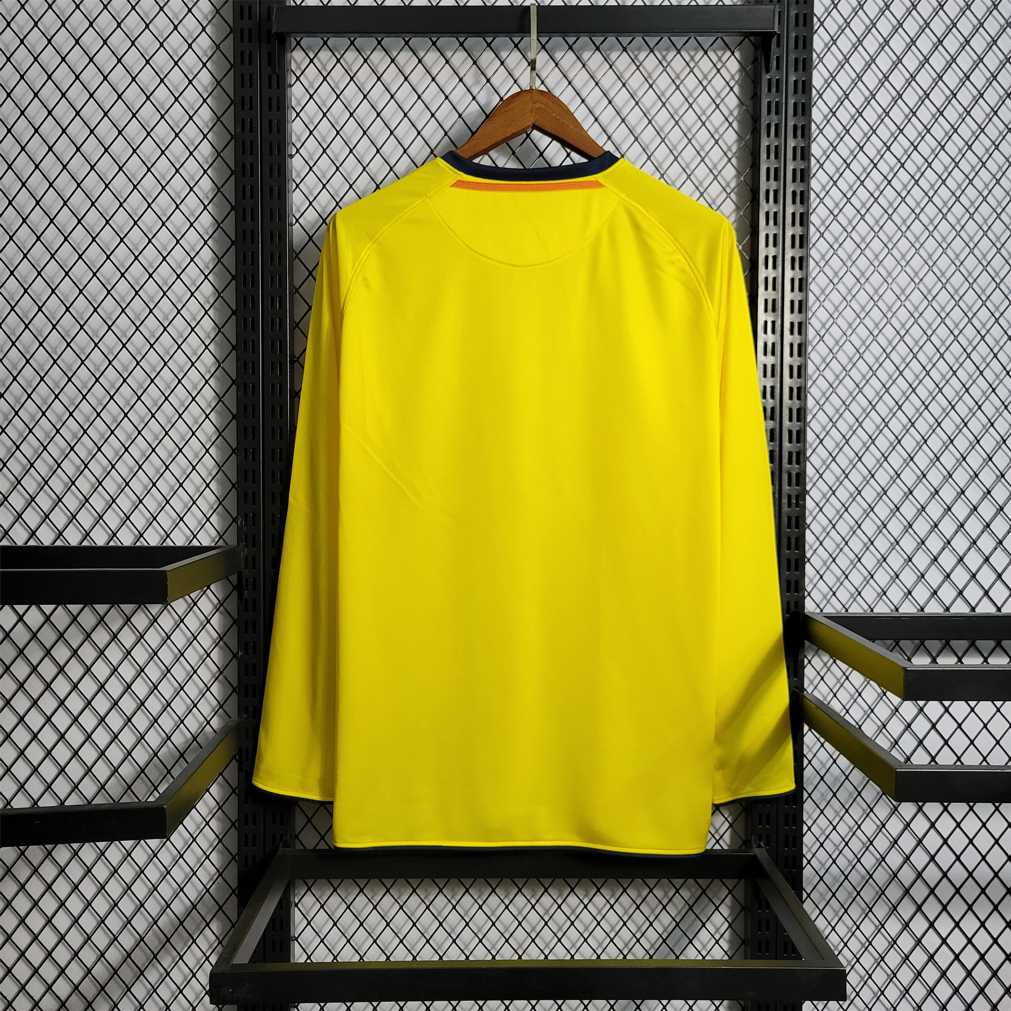 Retro Barcelona 08-09 Away Stadium Long Sleeve Jersey - Unitedfutballjersey