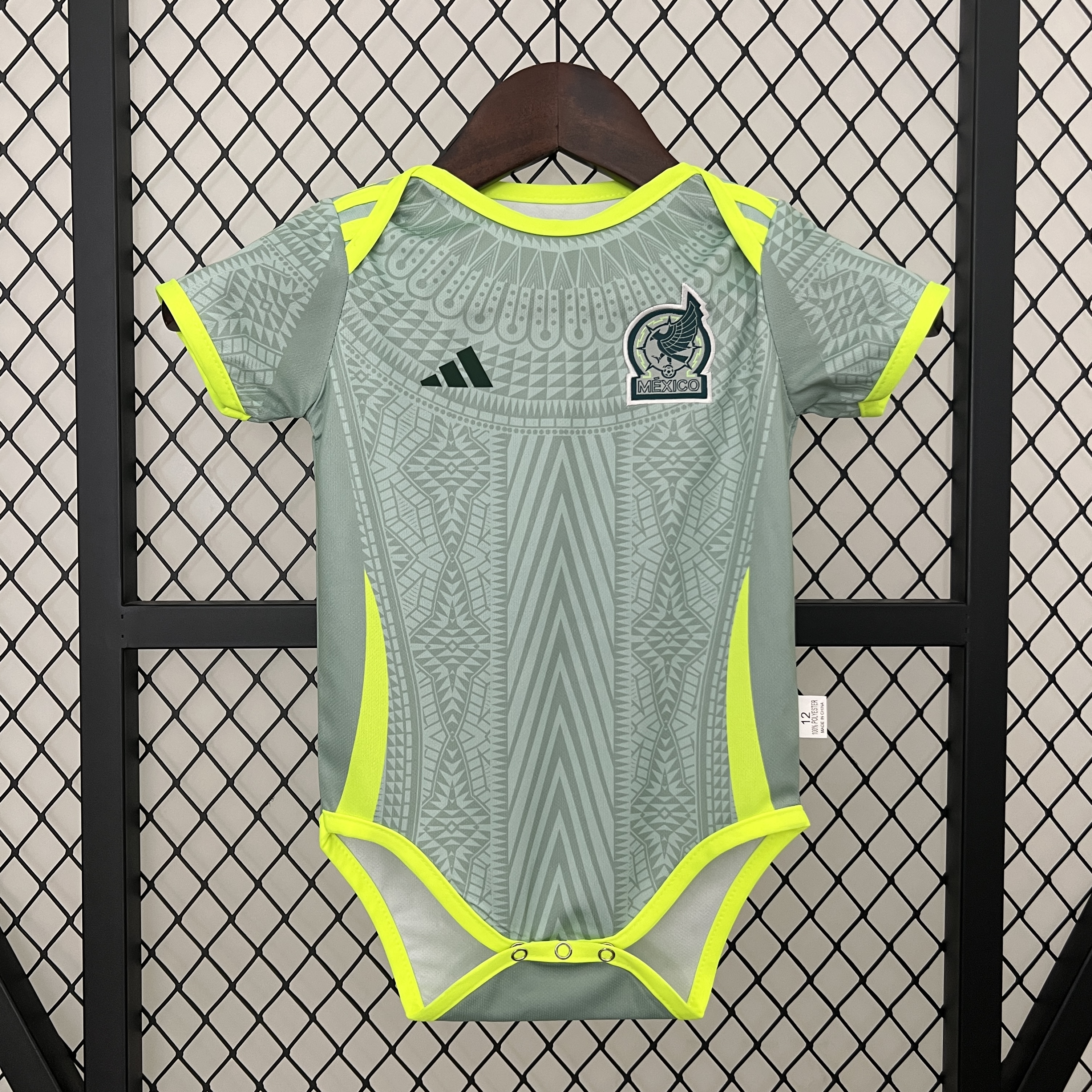 Mexico 24-25 Away Baby Crawling Suit - Unitedfutballjersey