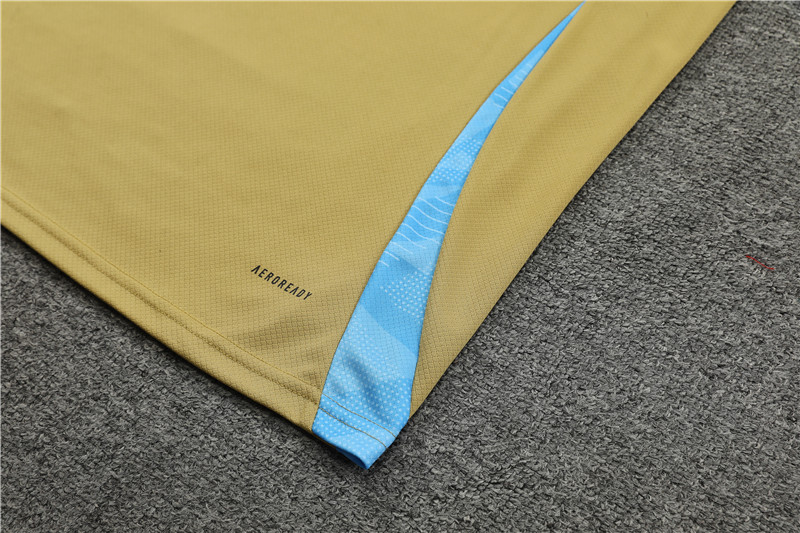 Argentina 2024 Short-Sleeve Training Set - Gold - Unitedfutballjersey
