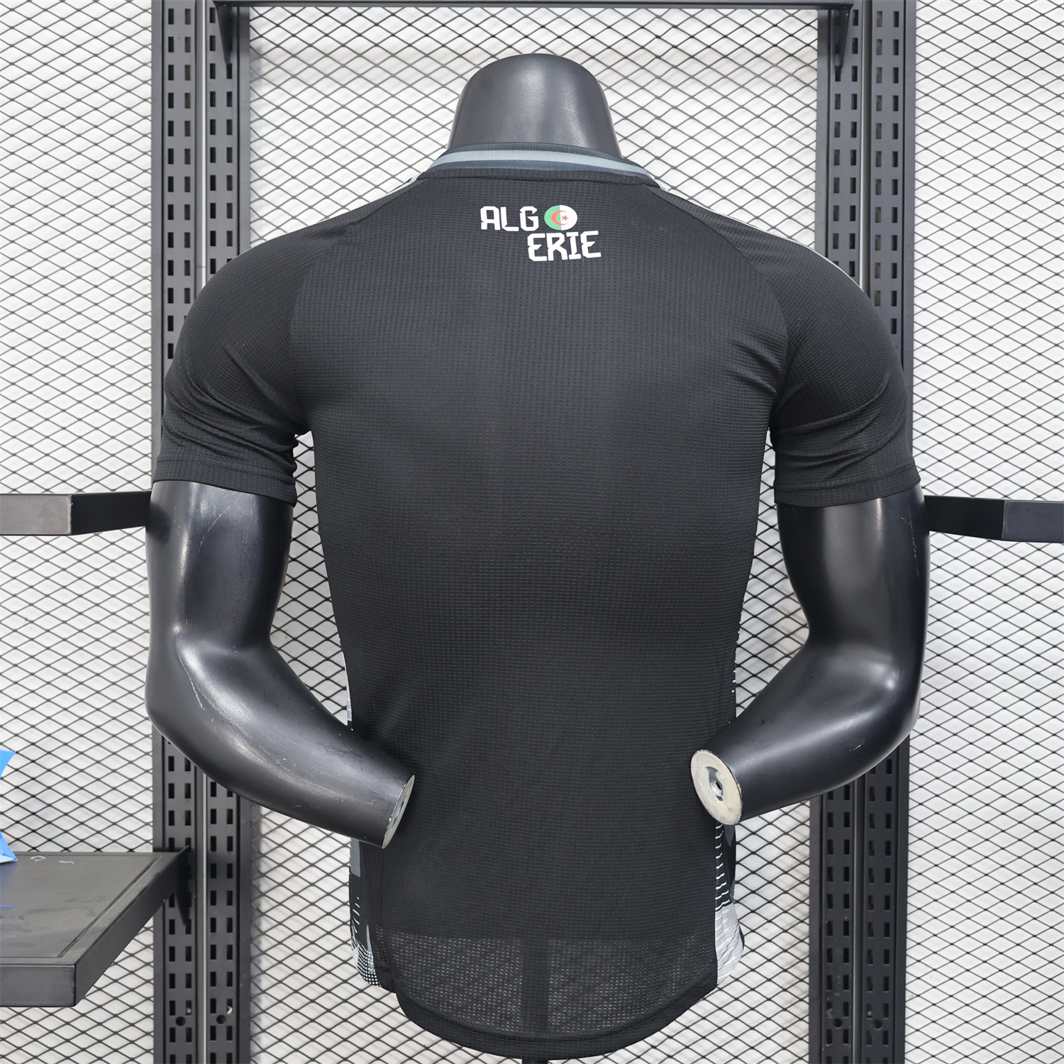 Algeria 25-26 Pure Black Jersey with Grey Block - Player Version - Unitedfutballjersey