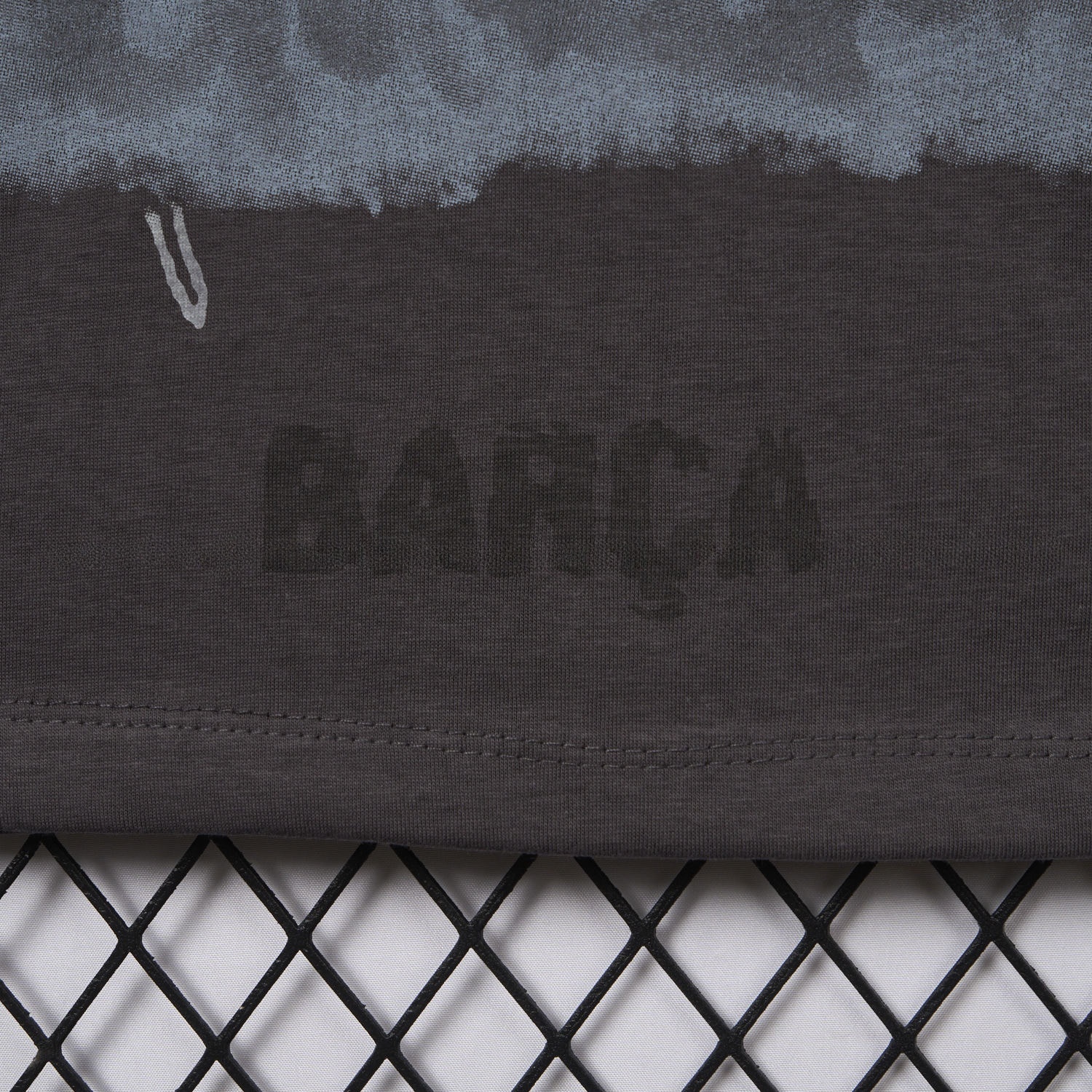 Barcelona x Travis Scott 24-25 Football Eagle Pattern Dark Grey T-shirt - Unitedfutballjersey