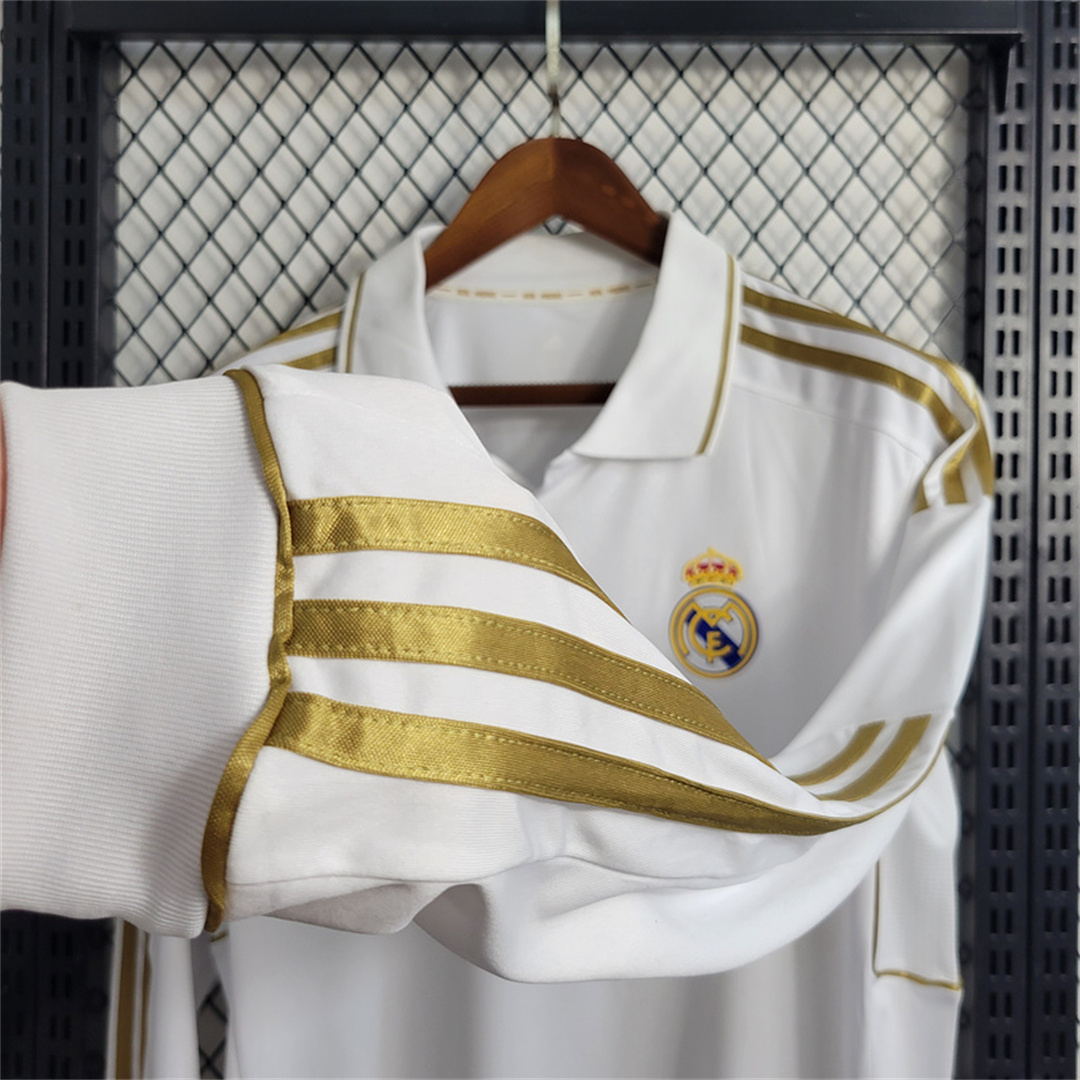 Real Madrid Retro 11-12 Home Long Sleeve Jersey - Unitedfutballjersey