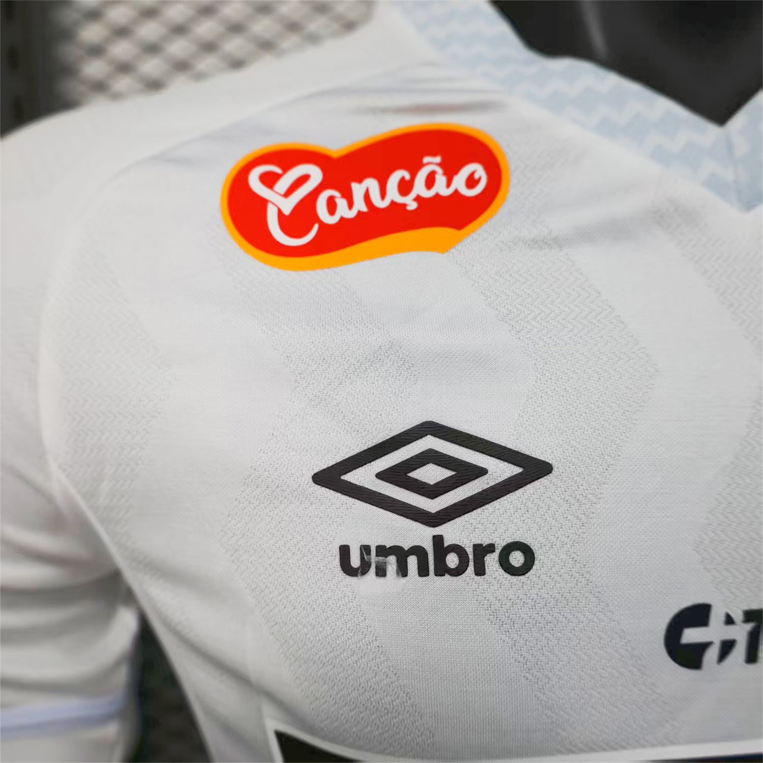 Santos 2025-26 Home White Jersey With Sponsors - Player Version - Unitedfutballjersey