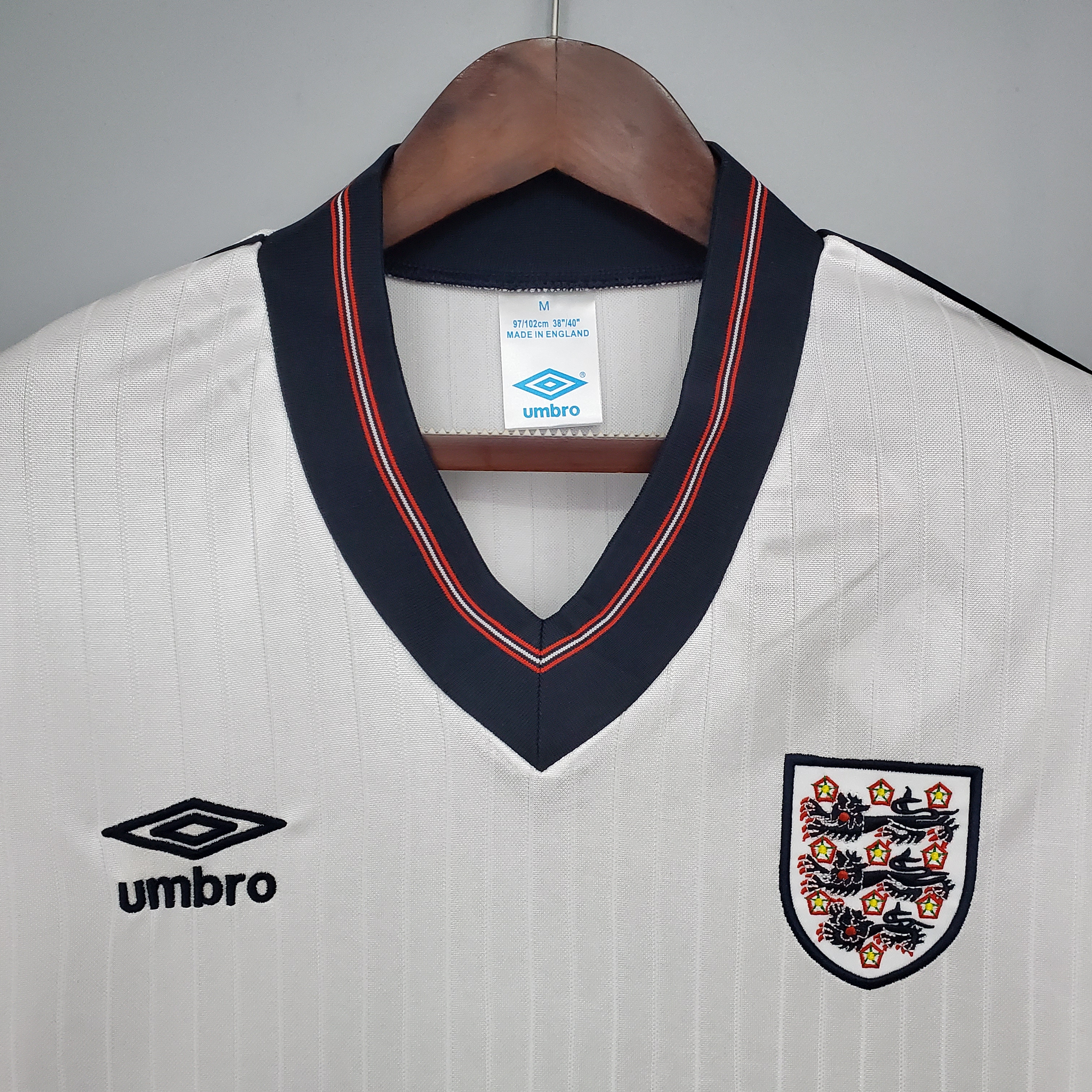 Retro England 1984-87 Home Stadium Jersey - Unitedfutballjersey